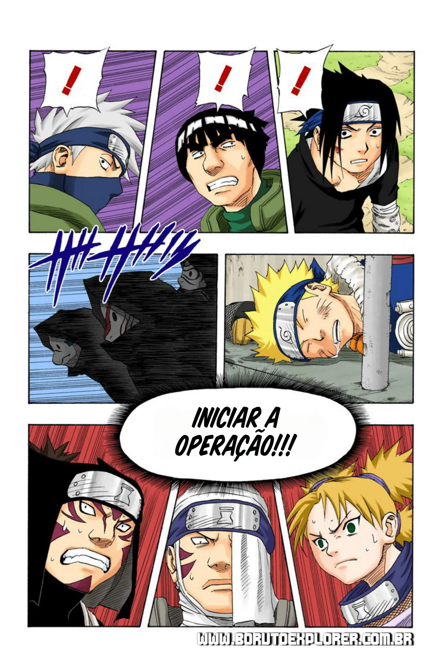 Read Naruto - Versão Colorida Oficial Manga Online