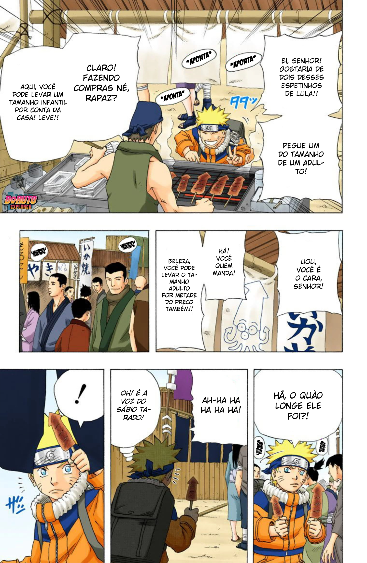 Read Naruto - Versão Colorida Oficial Manga Online