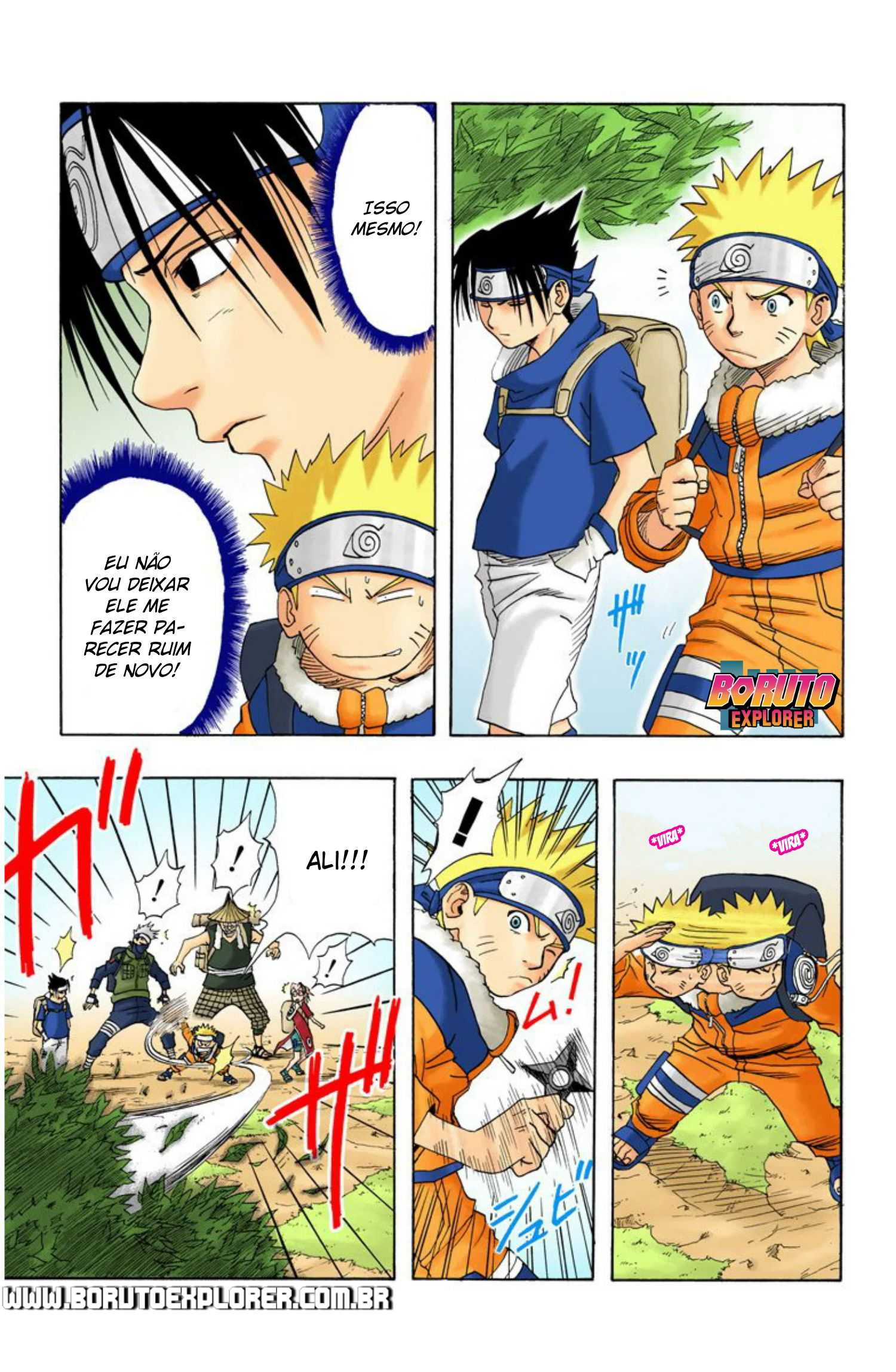 Read Naruto - Versão Colorida Oficial Manga Online