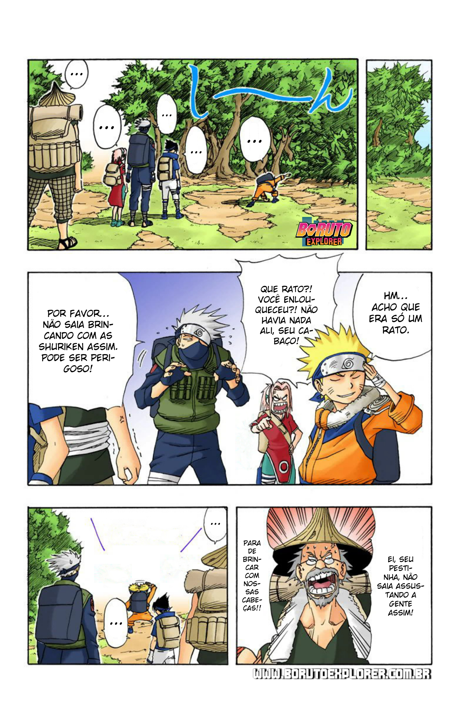 Read Naruto - Versão Colorida Oficial Manga Online