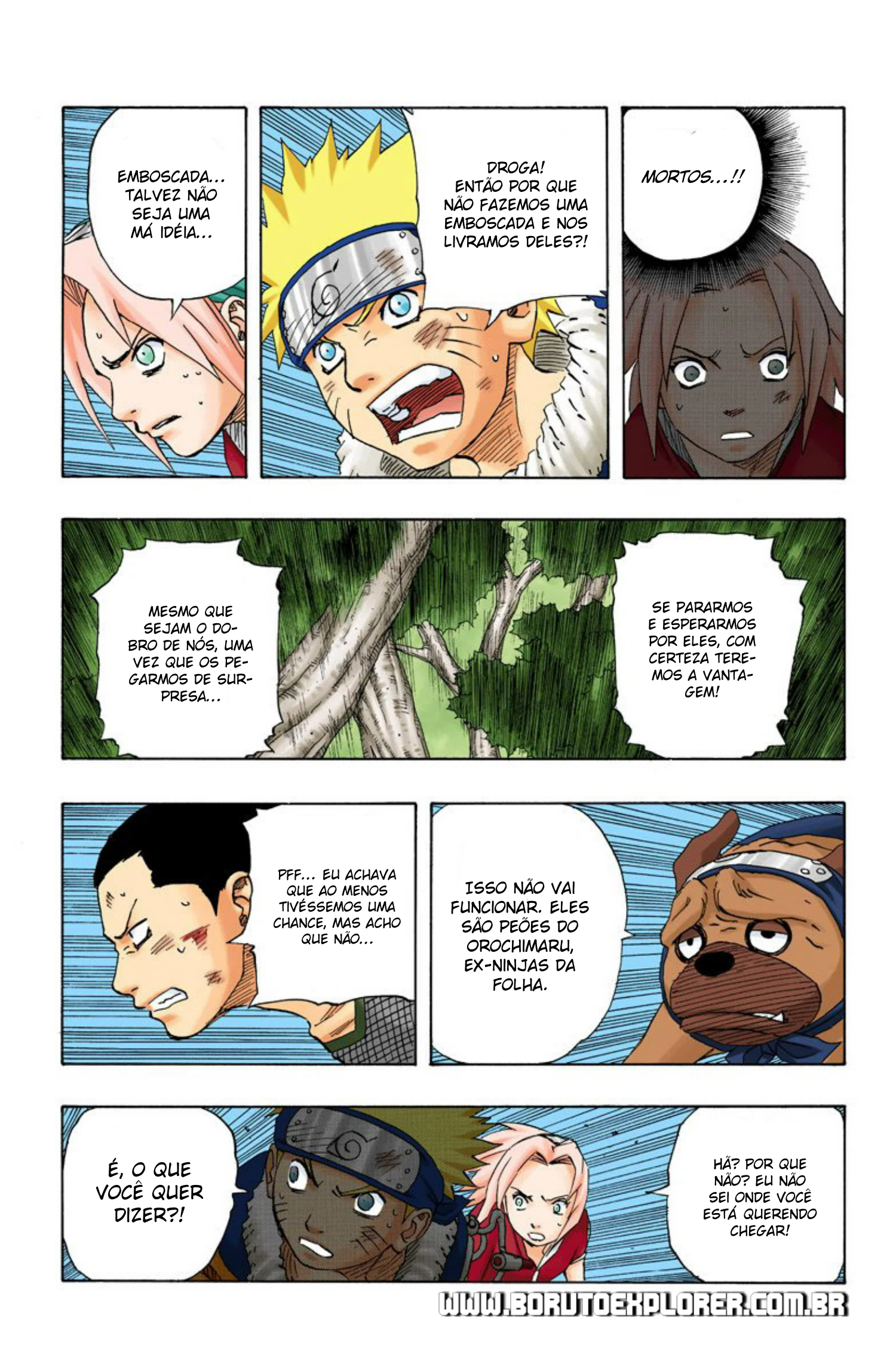 Read Naruto - Versão Colorida Oficial Manga Online