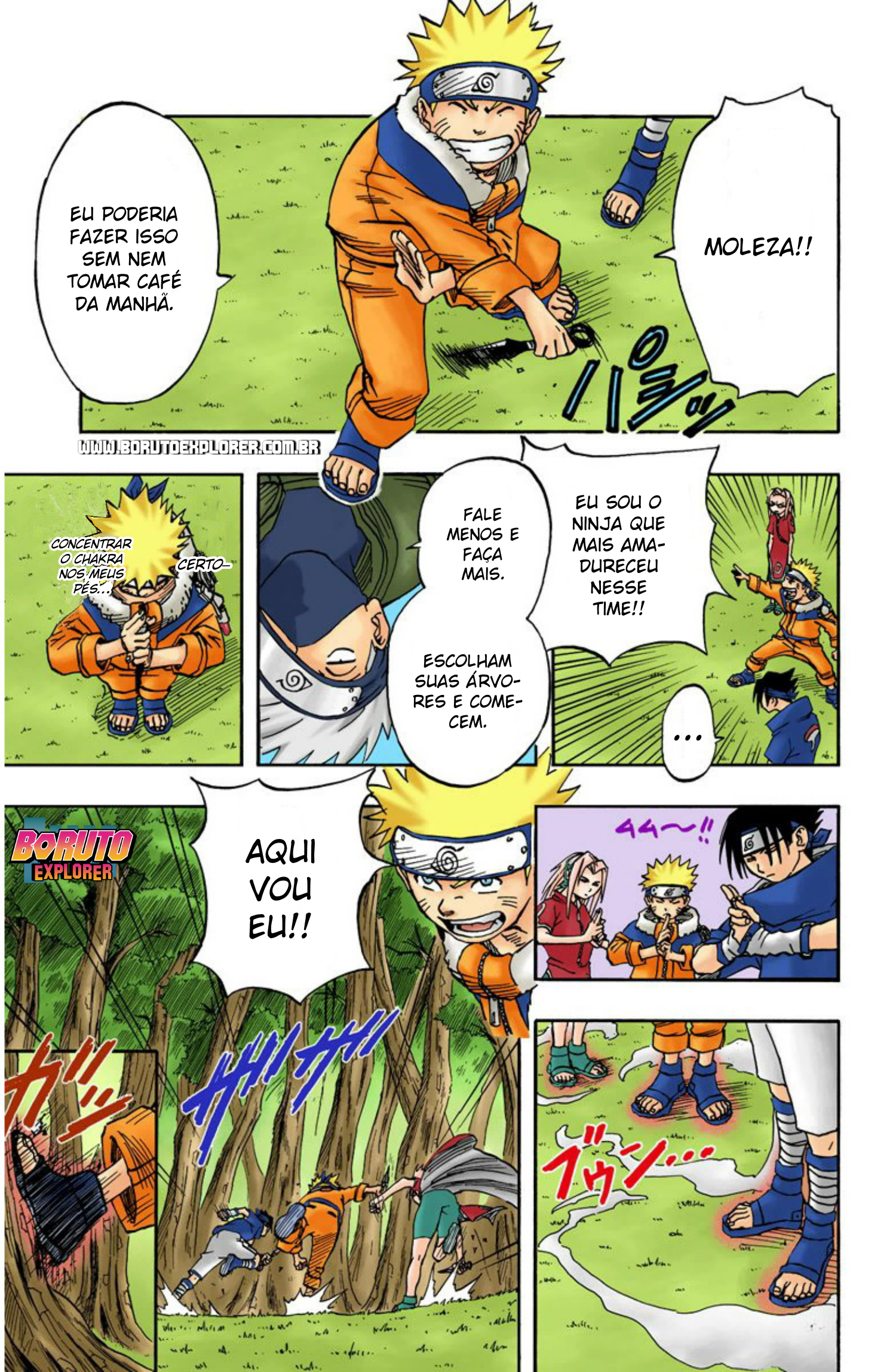 Read Naruto - Versão Colorida Oficial Manga Online