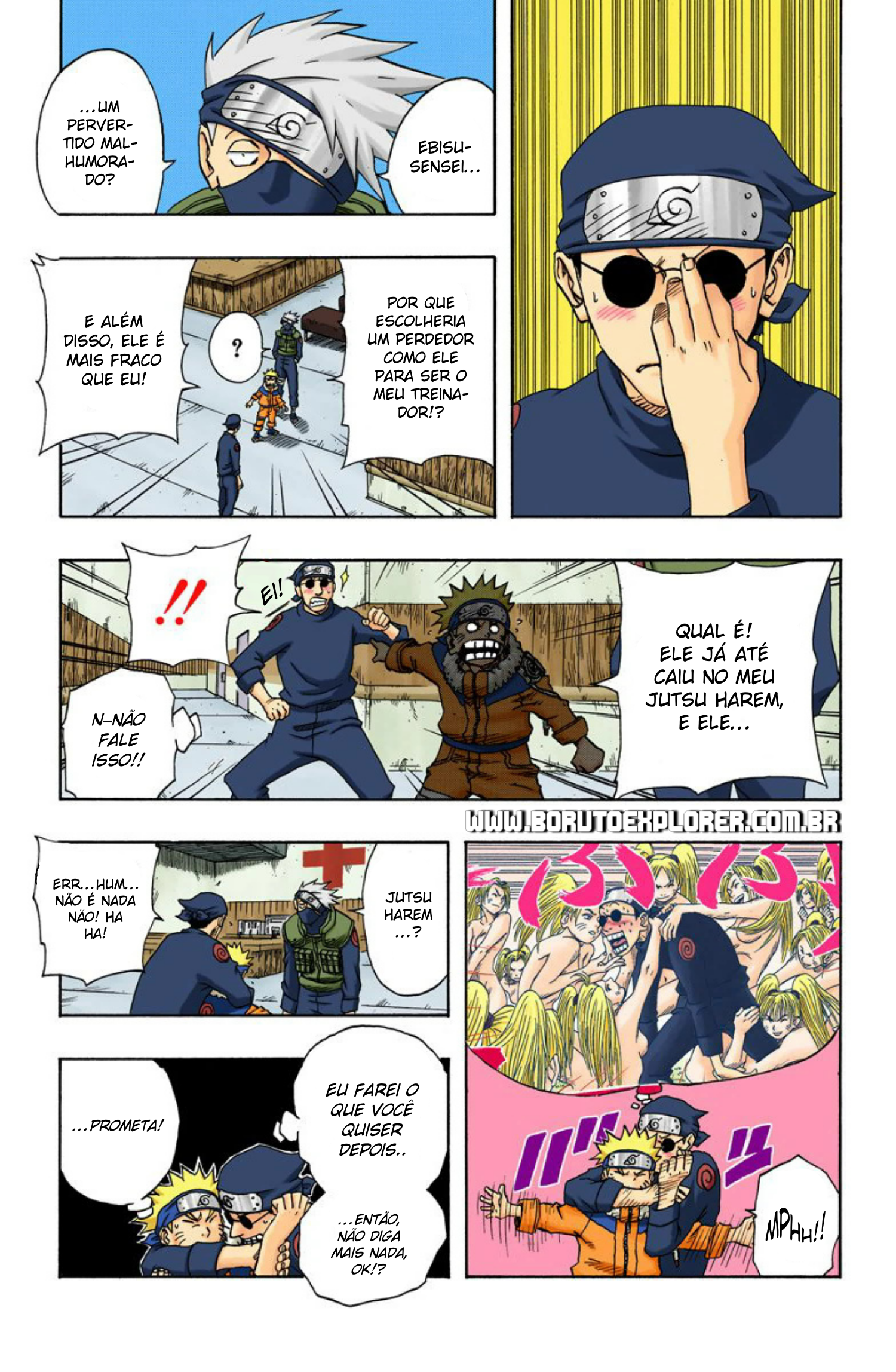 Read Naruto - Versão Colorida Oficial Manga Online