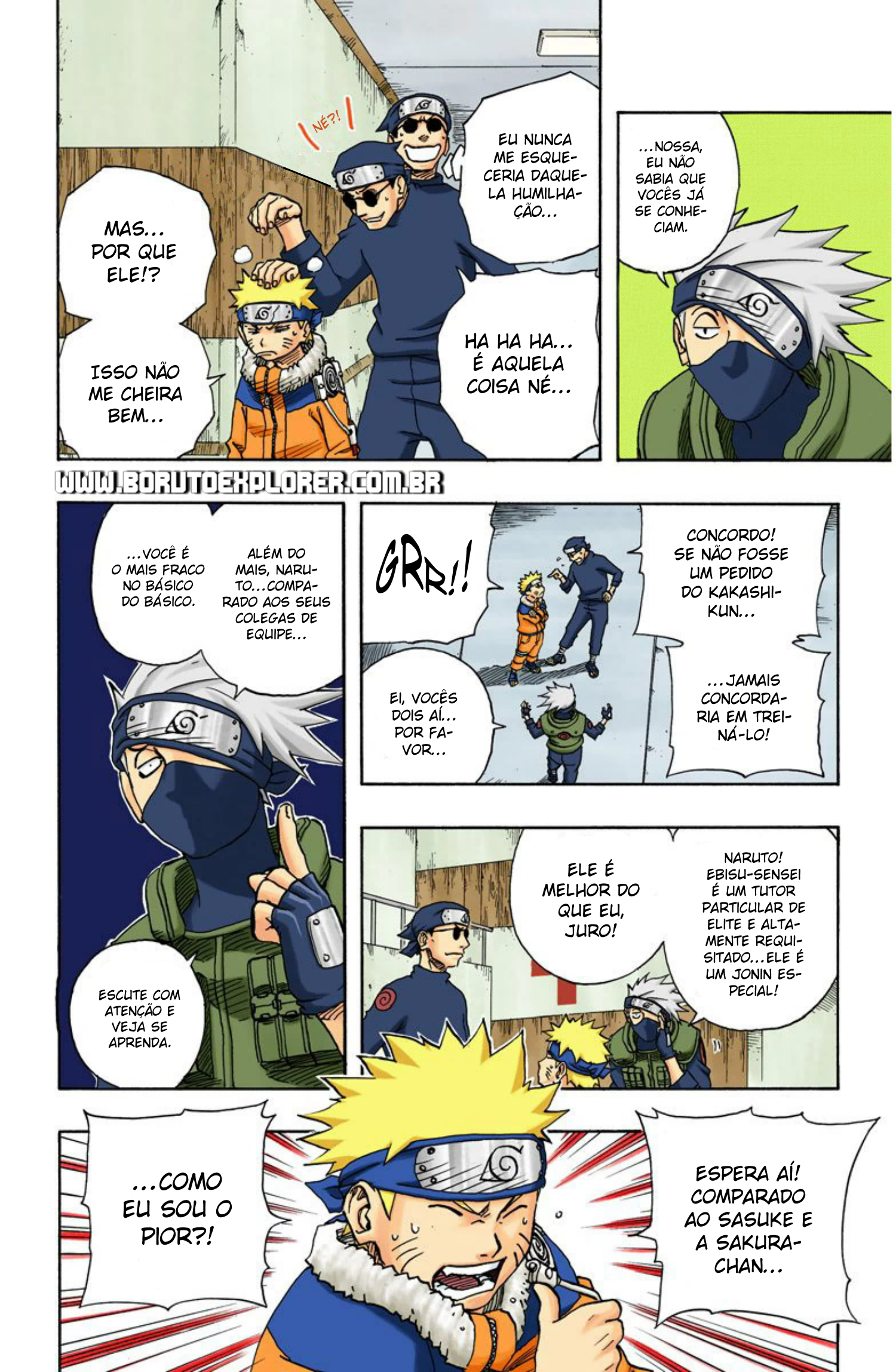 Read Naruto - Versão Colorida Oficial Manga Online