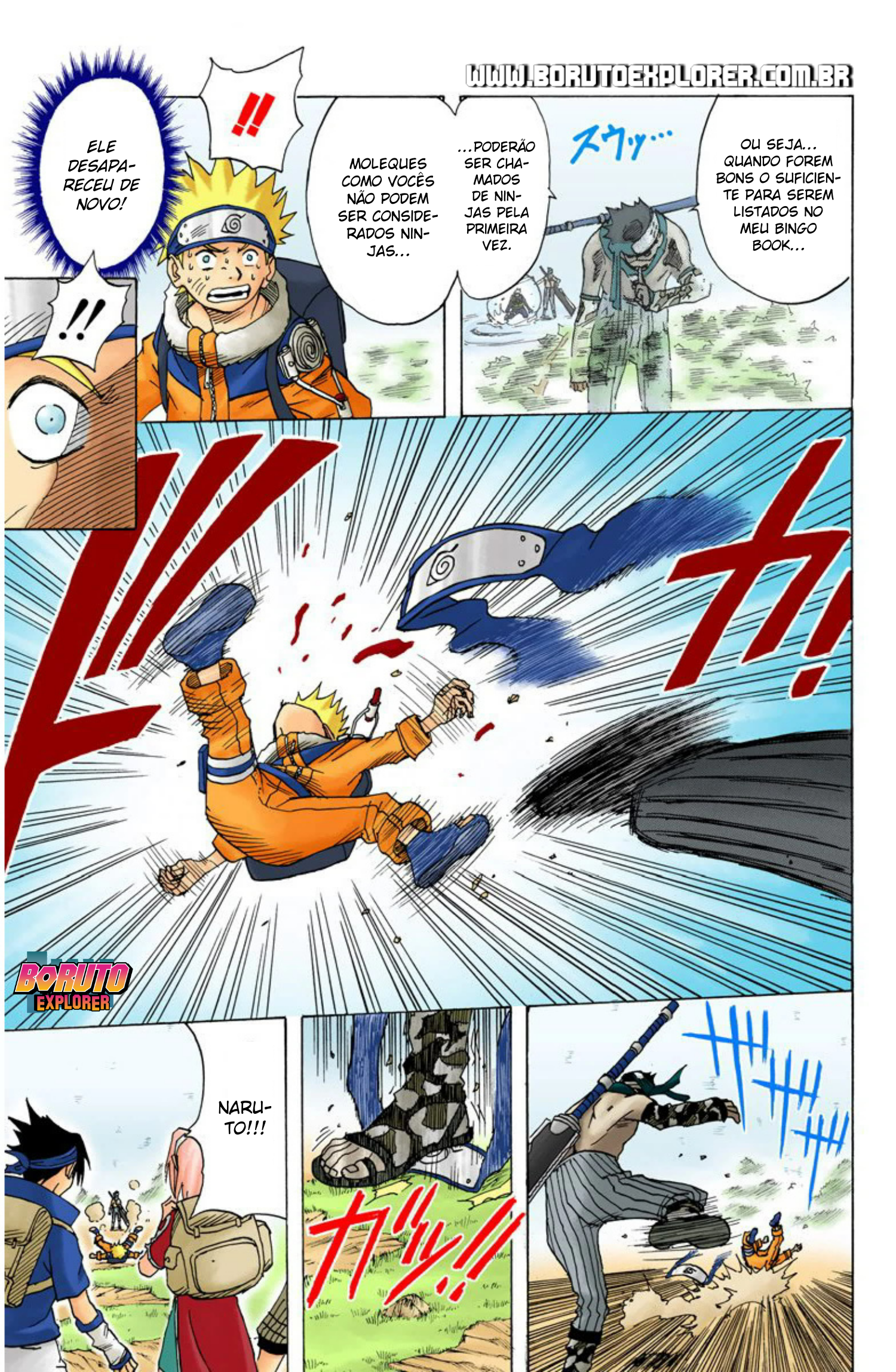 Read Naruto - Versão Colorida Oficial Manga Online