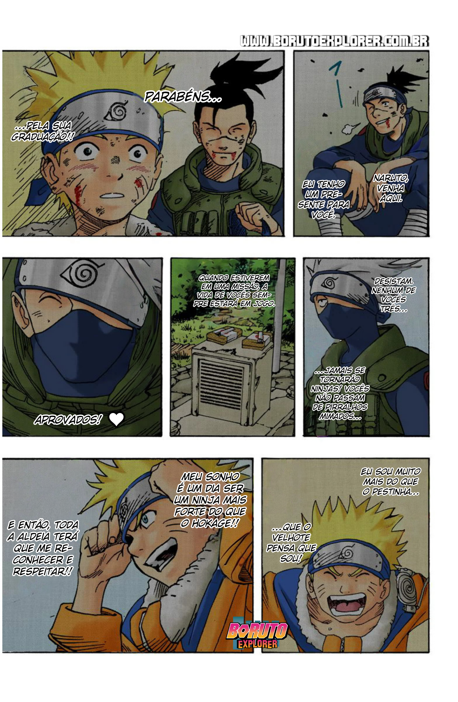 Read Naruto - Versão Colorida Oficial Manga Online