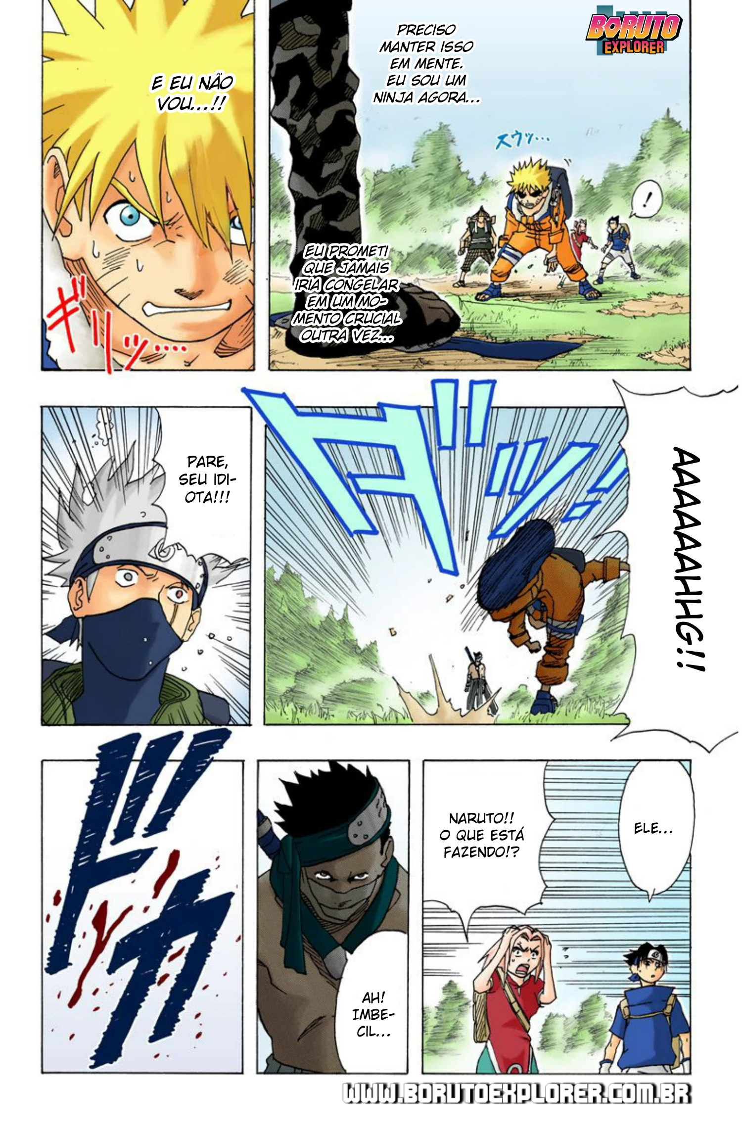 Read Naruto - Versão Colorida Oficial Manga Online