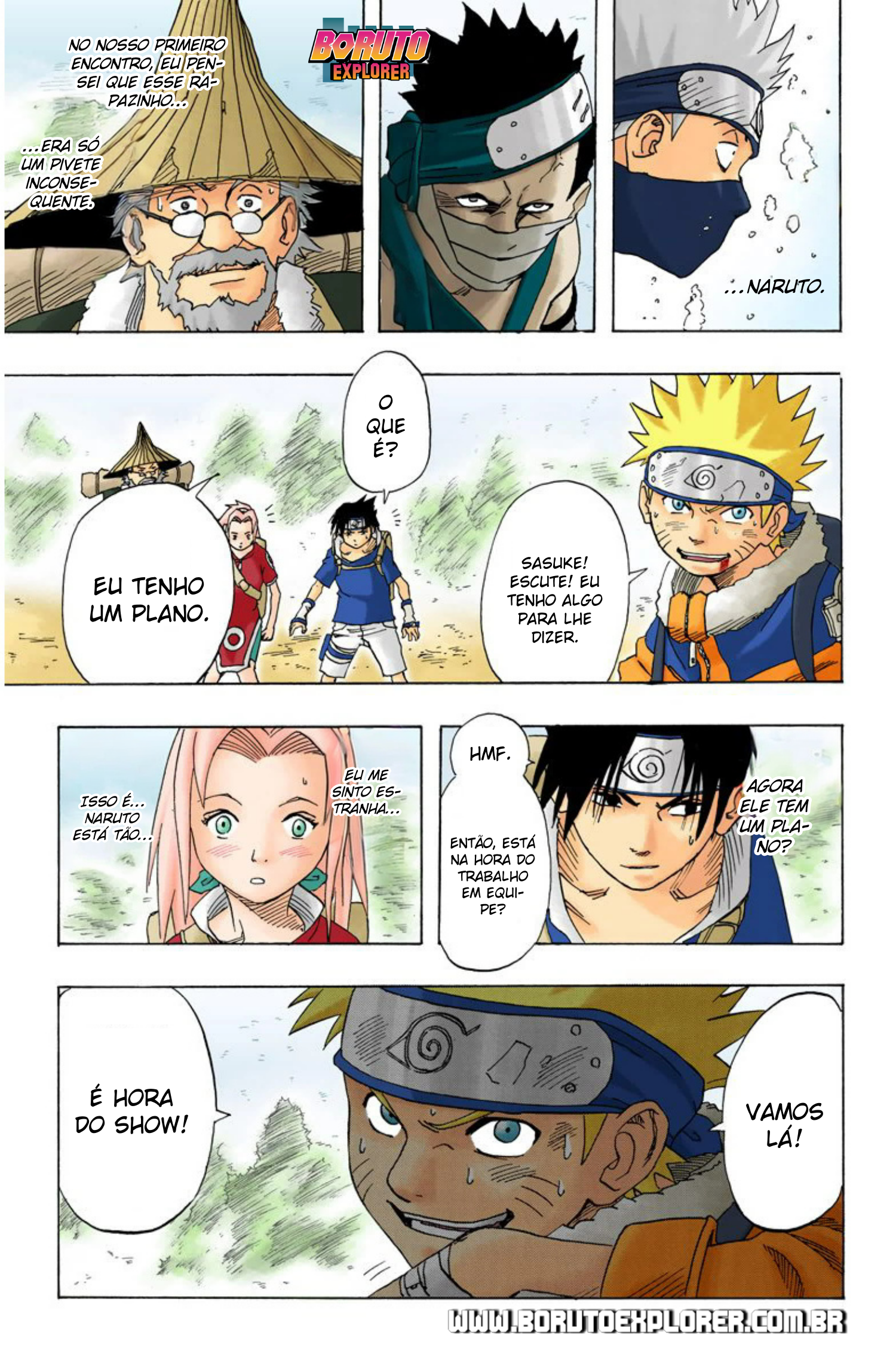 Read Naruto - Versão Colorida Oficial Manga Online