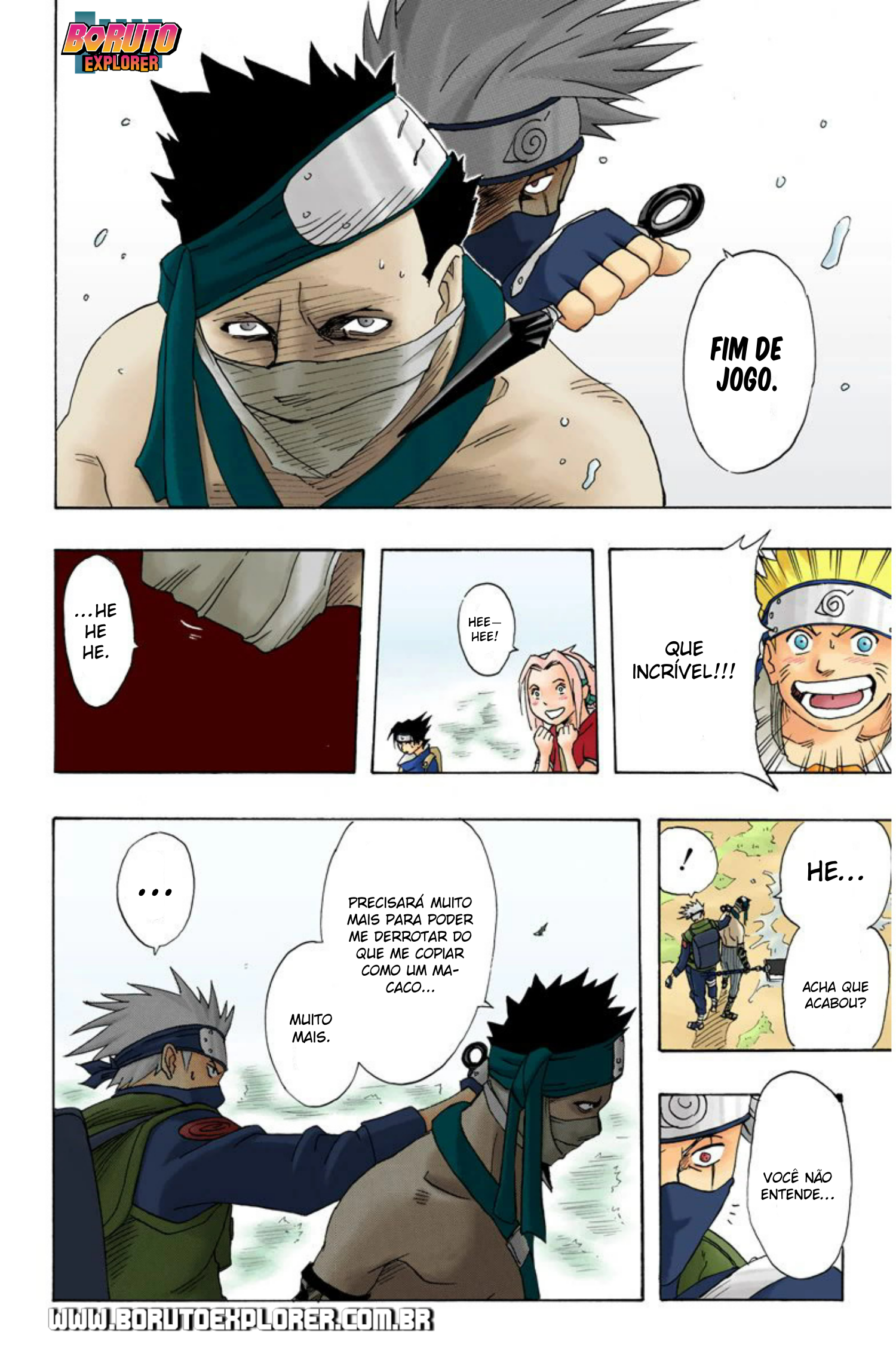 Read Naruto - Versão Colorida Oficial Manga Online