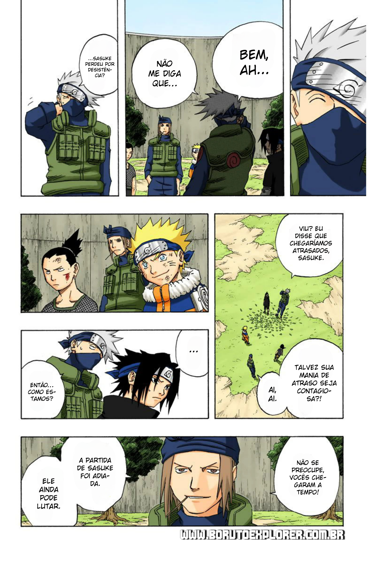 Read Naruto - Versão Colorida Oficial Manga Online