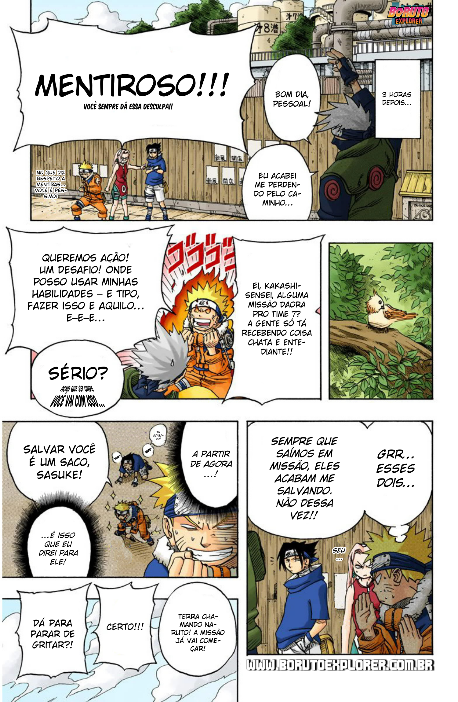 Read Naruto - Versão Colorida Oficial Manga Online