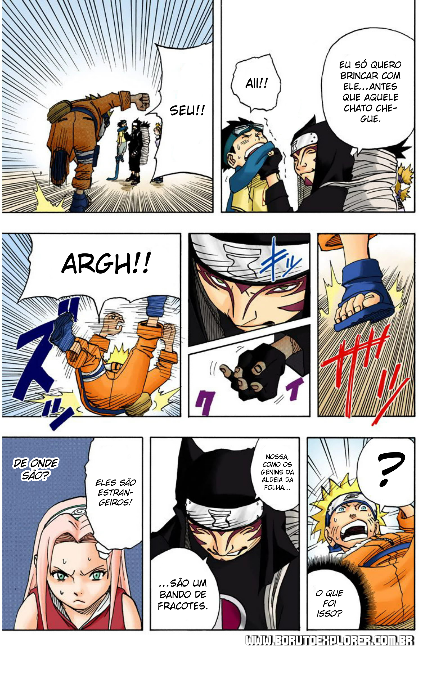 Read Naruto - Versão Colorida Oficial Manga Online