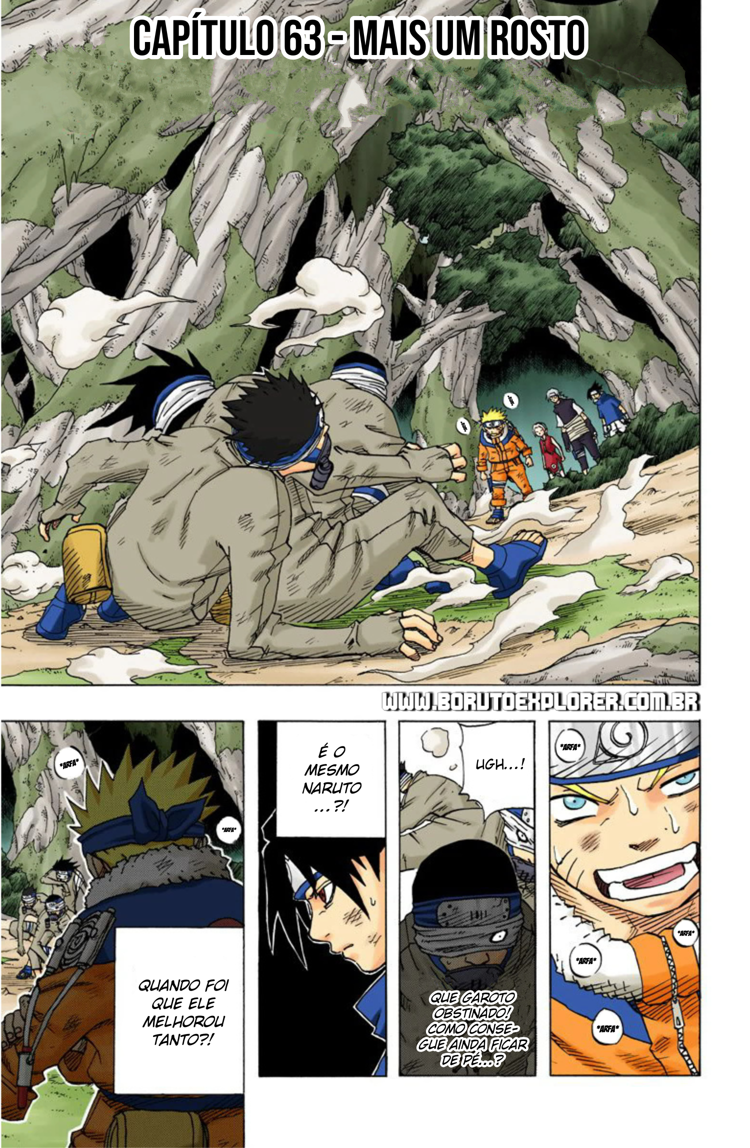 Read Naruto - Versão Colorida Oficial Manga Online