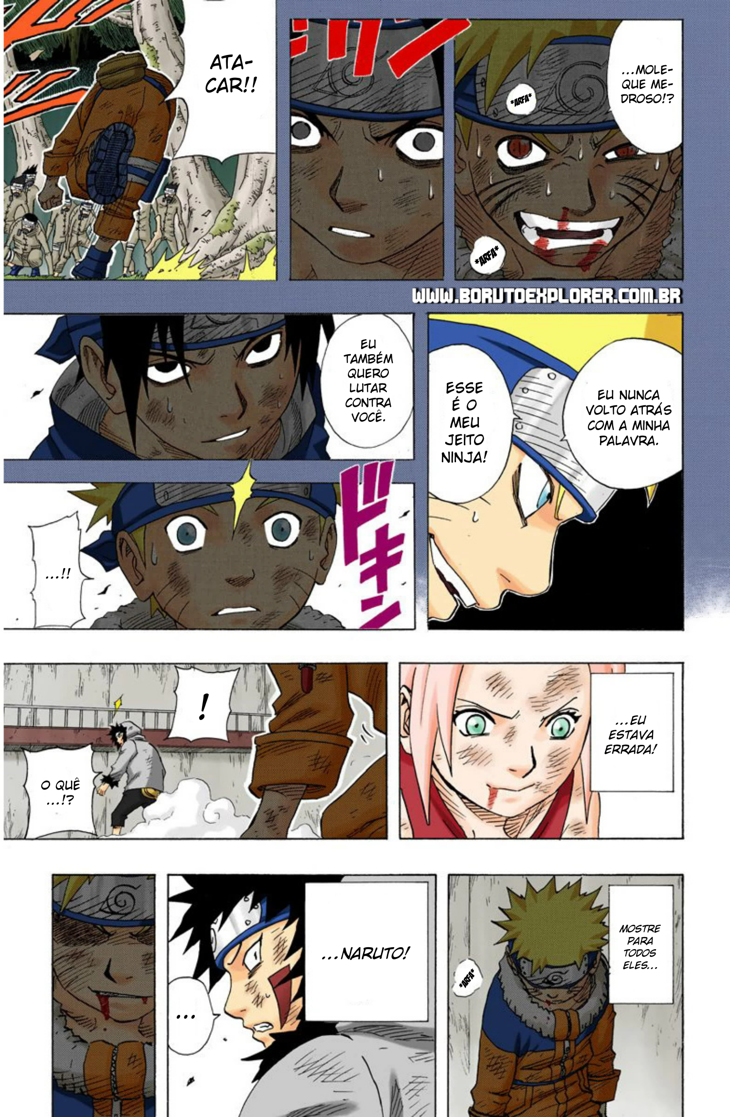 Read Naruto - Versão Colorida Oficial Manga Online
