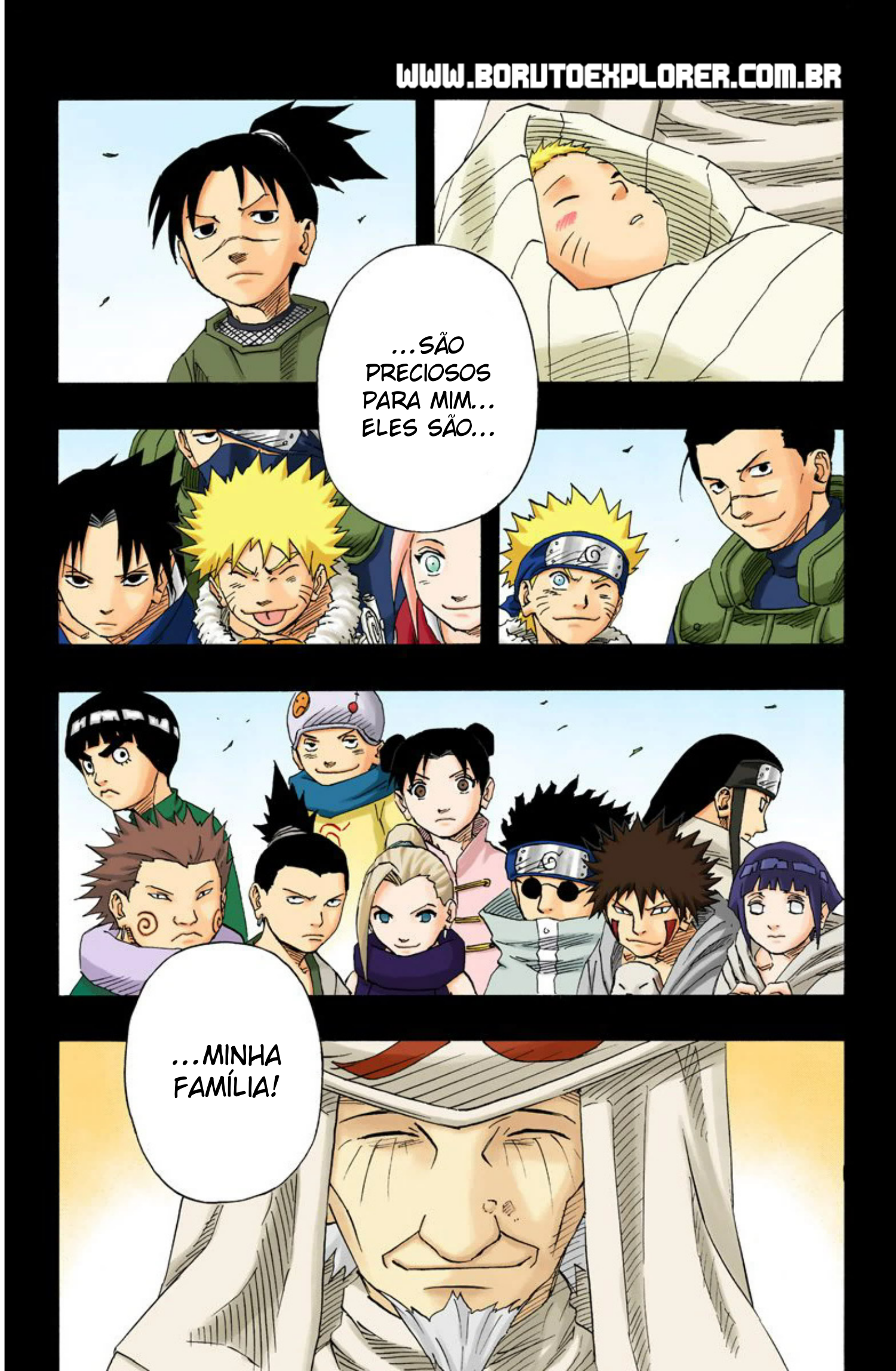 Read Naruto - Versão Colorida Oficial Manga Online