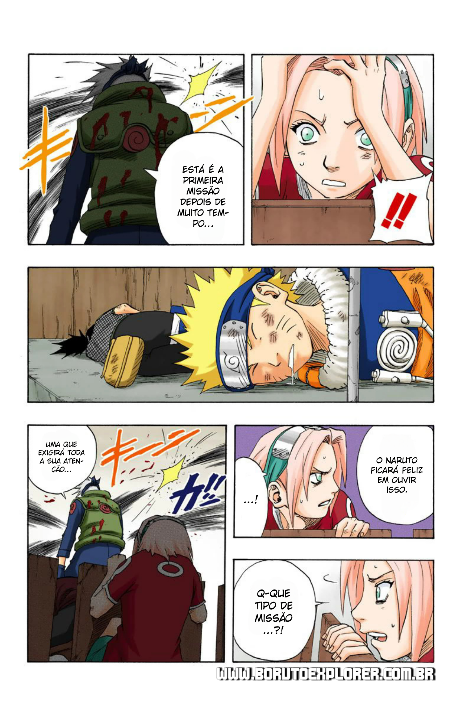 Read Naruto - Versão Colorida Oficial Manga Online