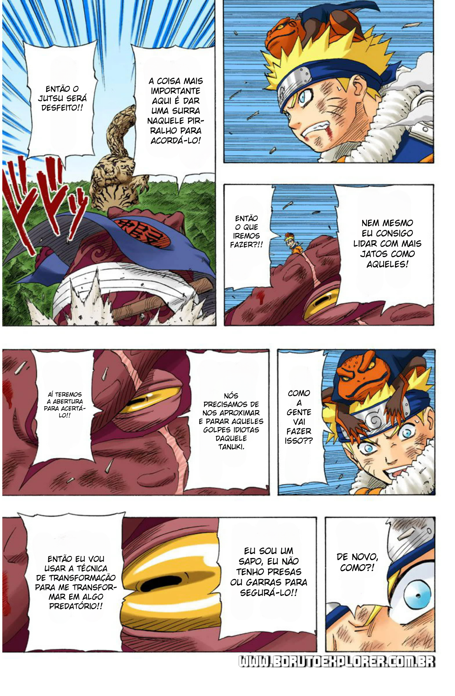 Read Naruto - Versão Colorida Oficial Manga Online