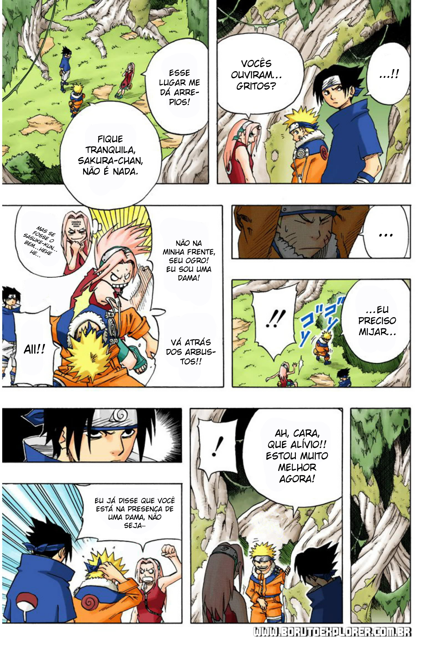 Read Naruto - Versão Colorida Oficial Manga Online