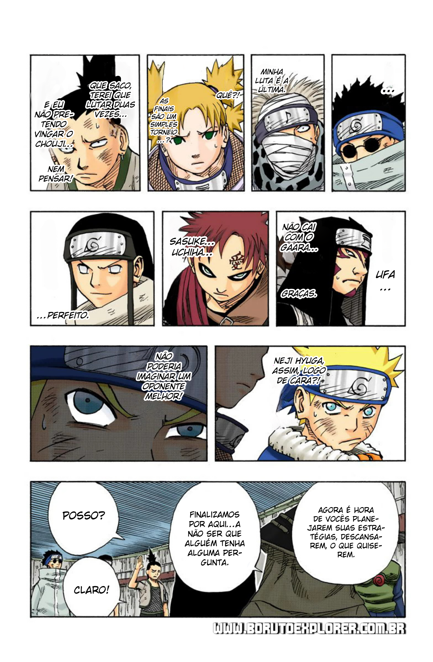 Read Naruto - Versão Colorida Oficial Manga Online