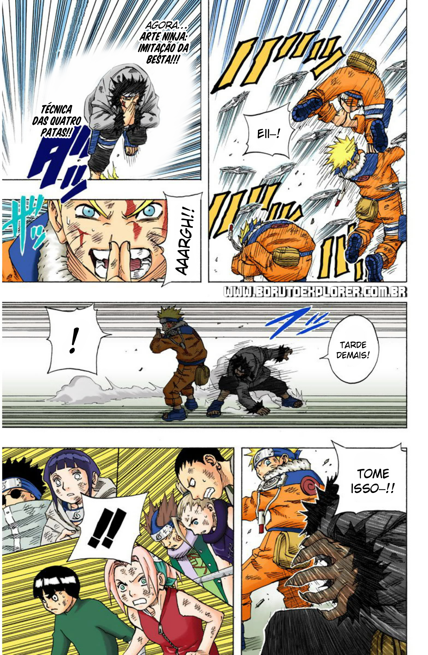 Read Naruto - Versão Colorida Oficial Manga Online