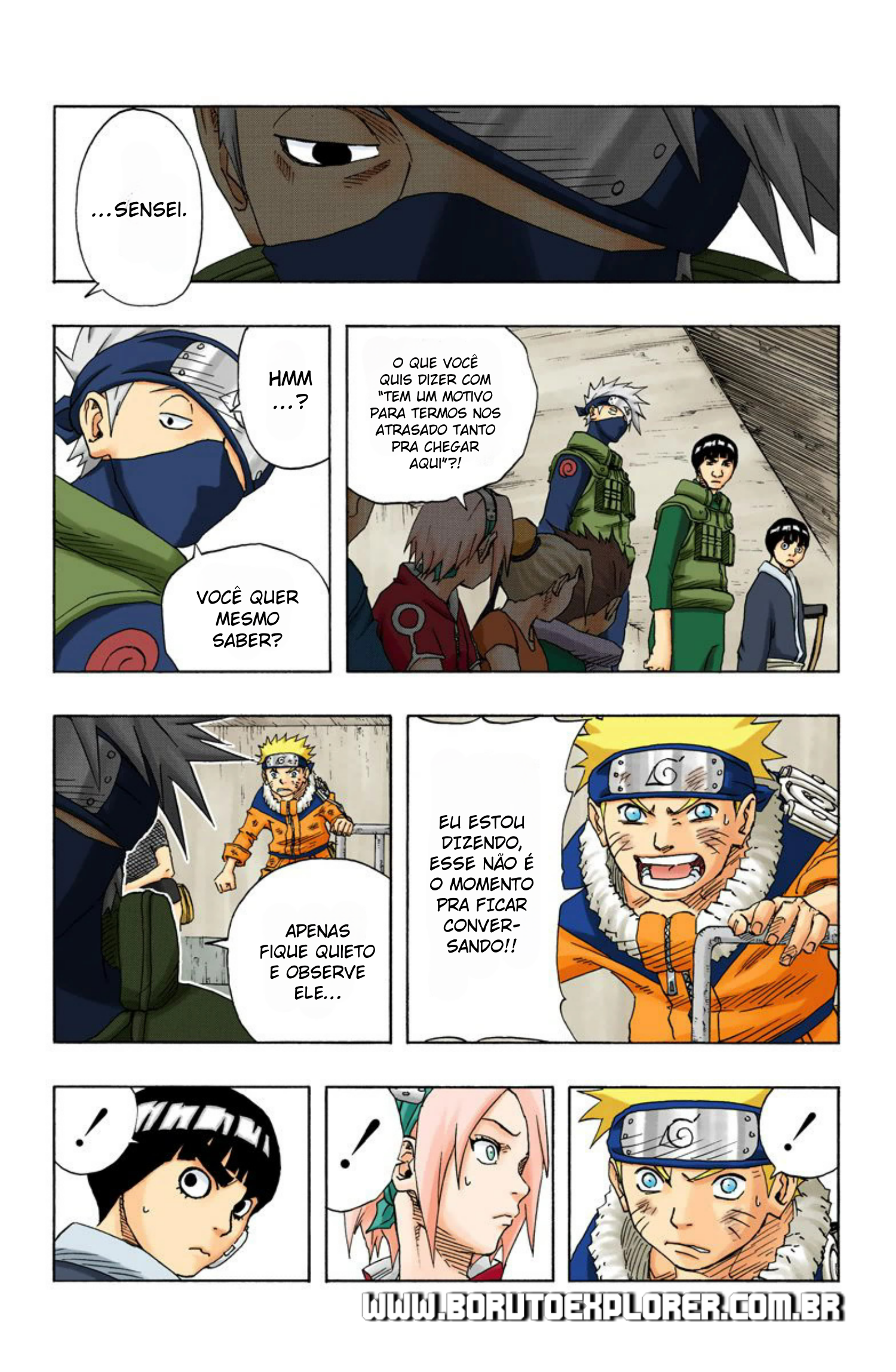 Read Naruto - Versão Colorida Oficial Manga Online
