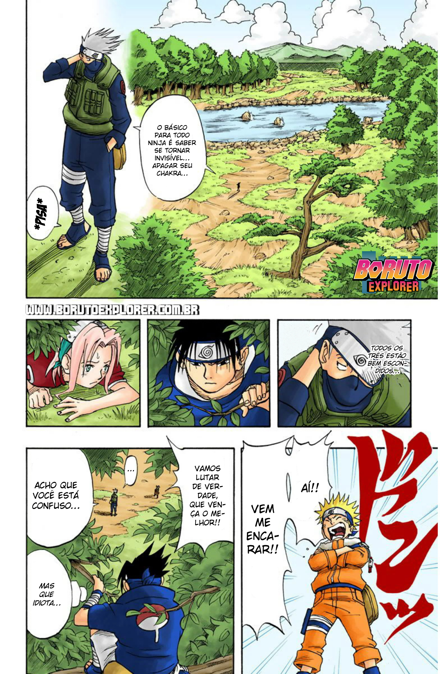 Read Naruto - Versão Colorida Oficial Manga Online