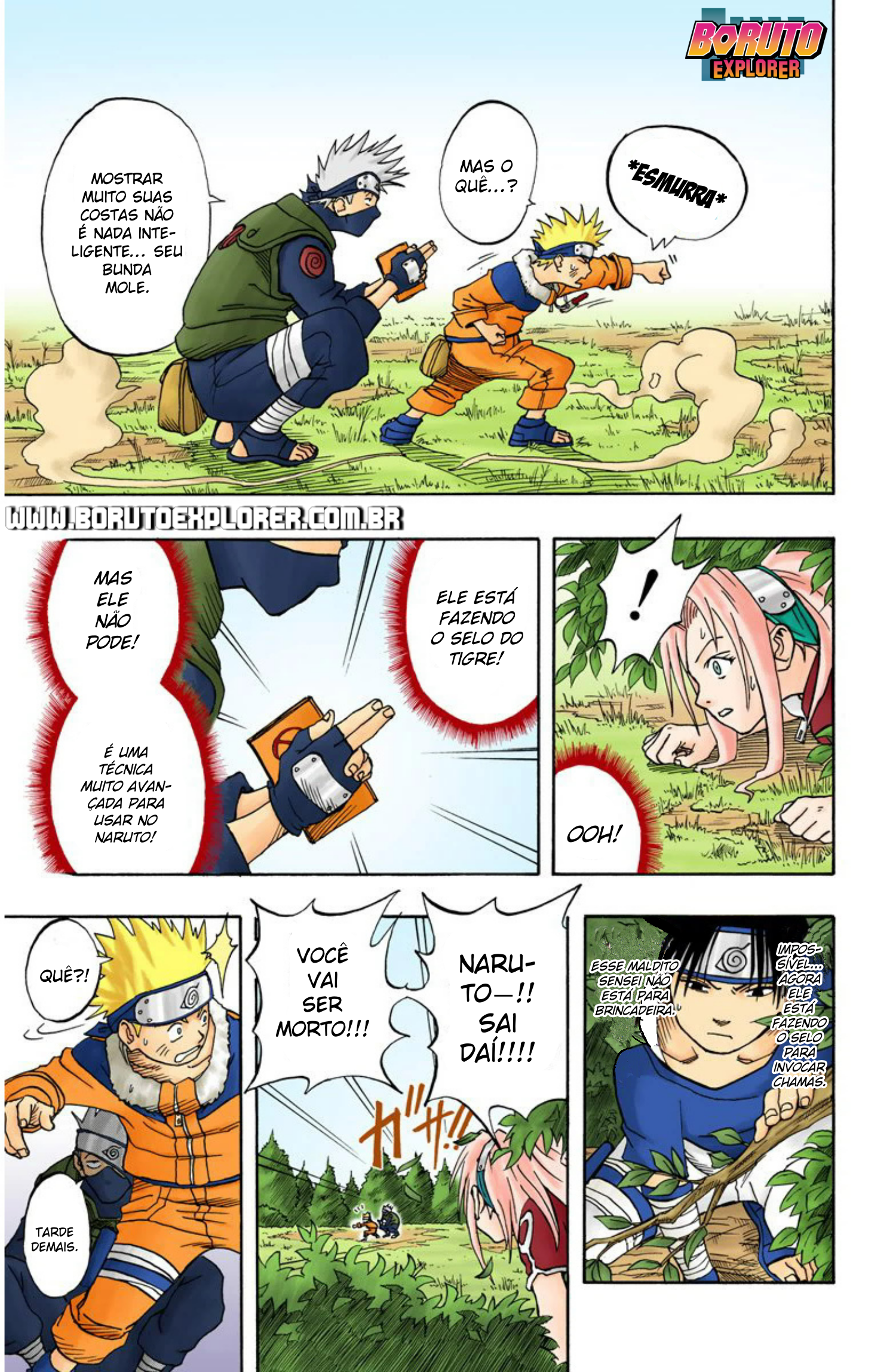 Read Naruto - Versão Colorida Oficial Manga Online