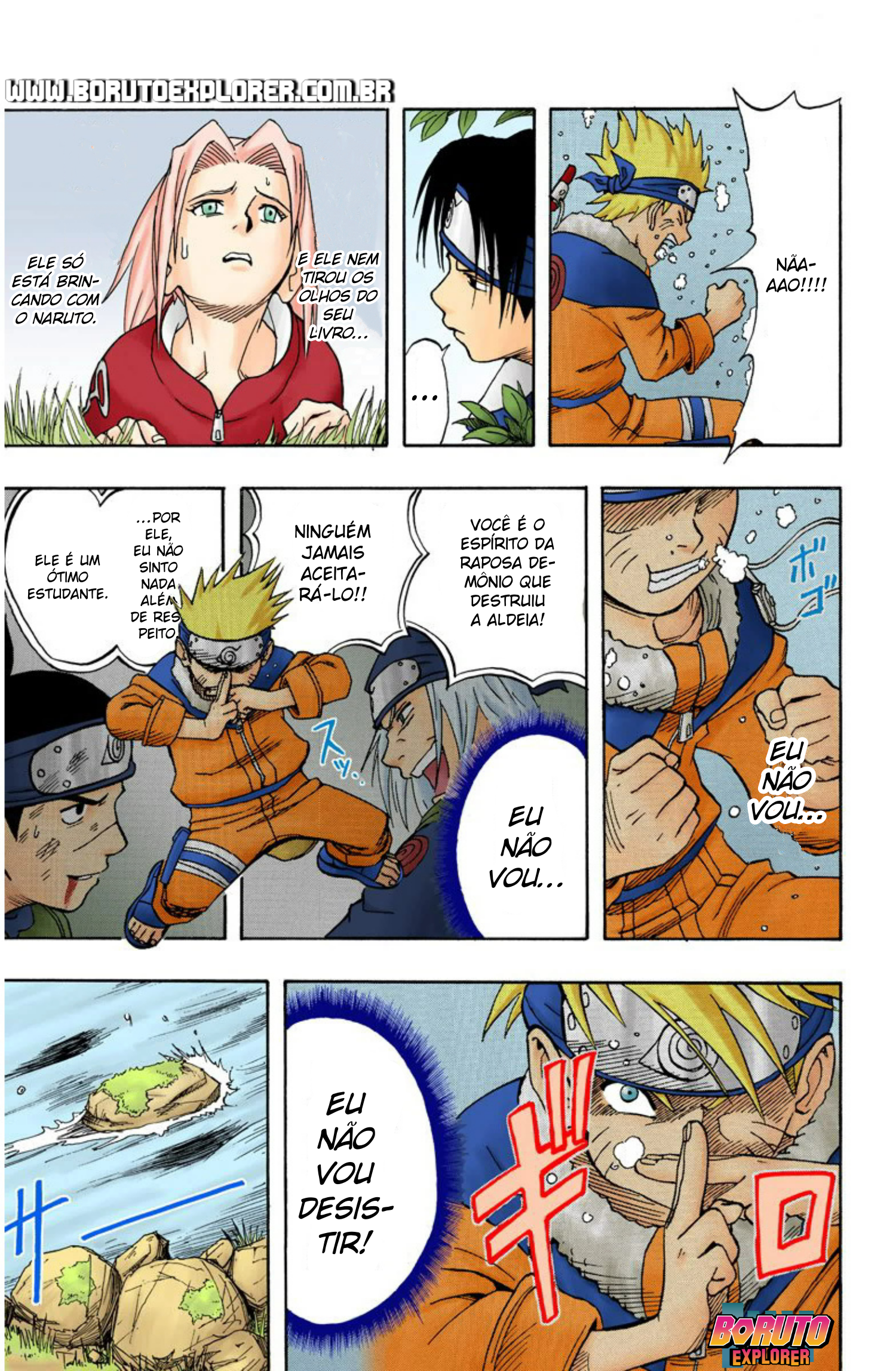 Read Naruto - Versão Colorida Oficial Manga Online