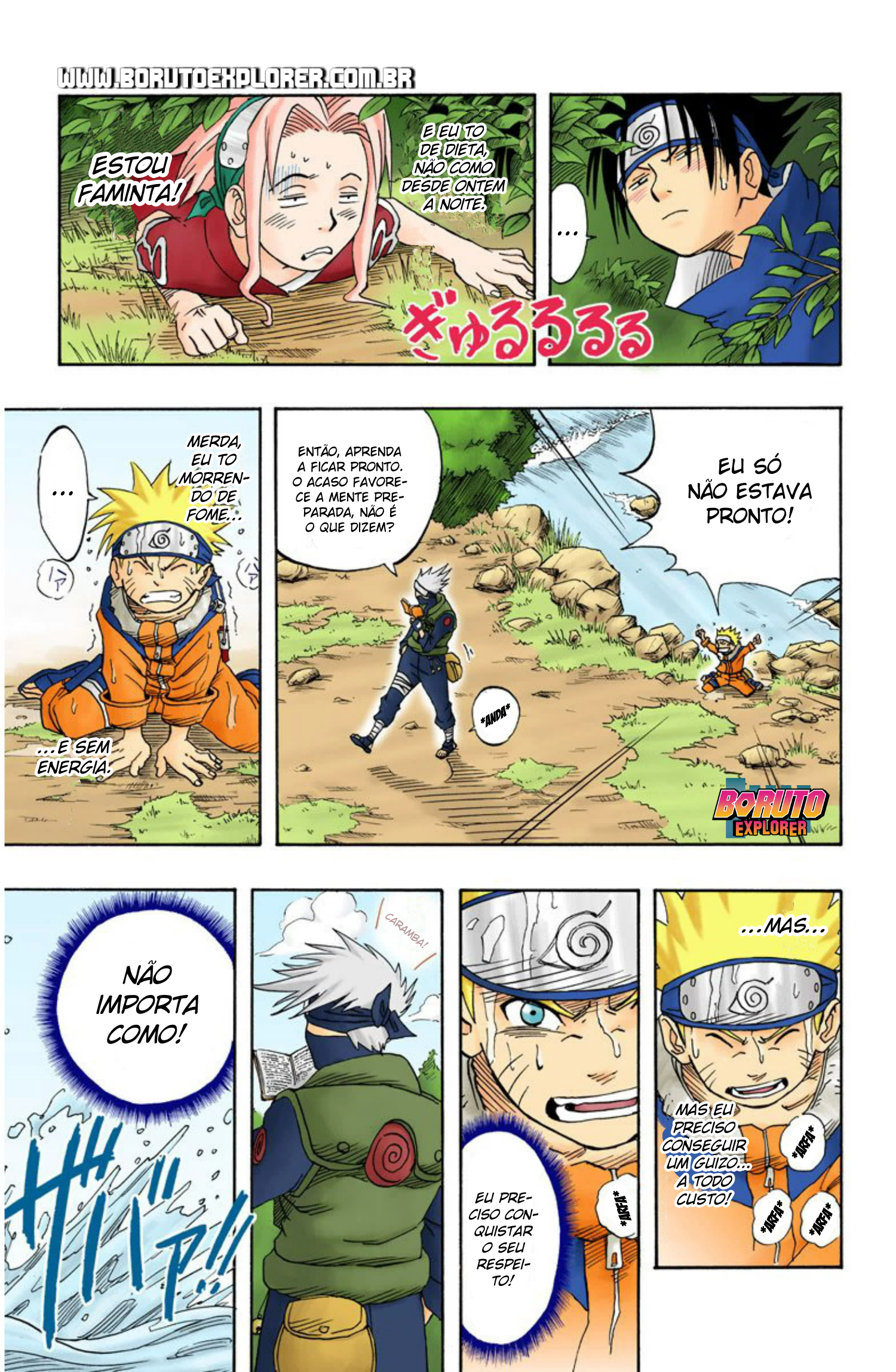 Read Naruto - Versão Colorida Oficial Manga Online