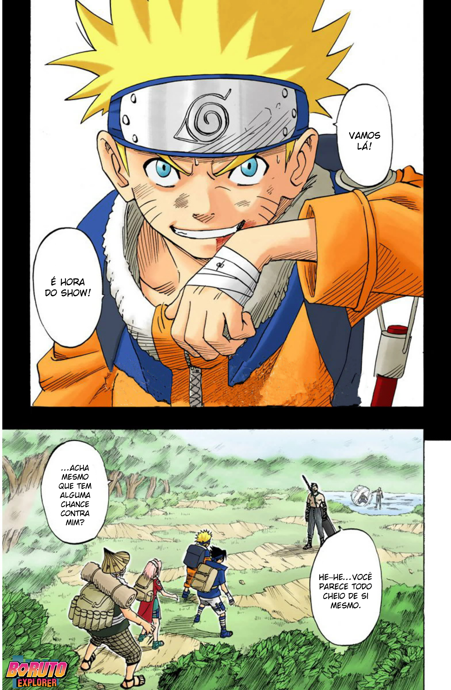 Read Naruto - Versão Colorida Oficial Manga Online
