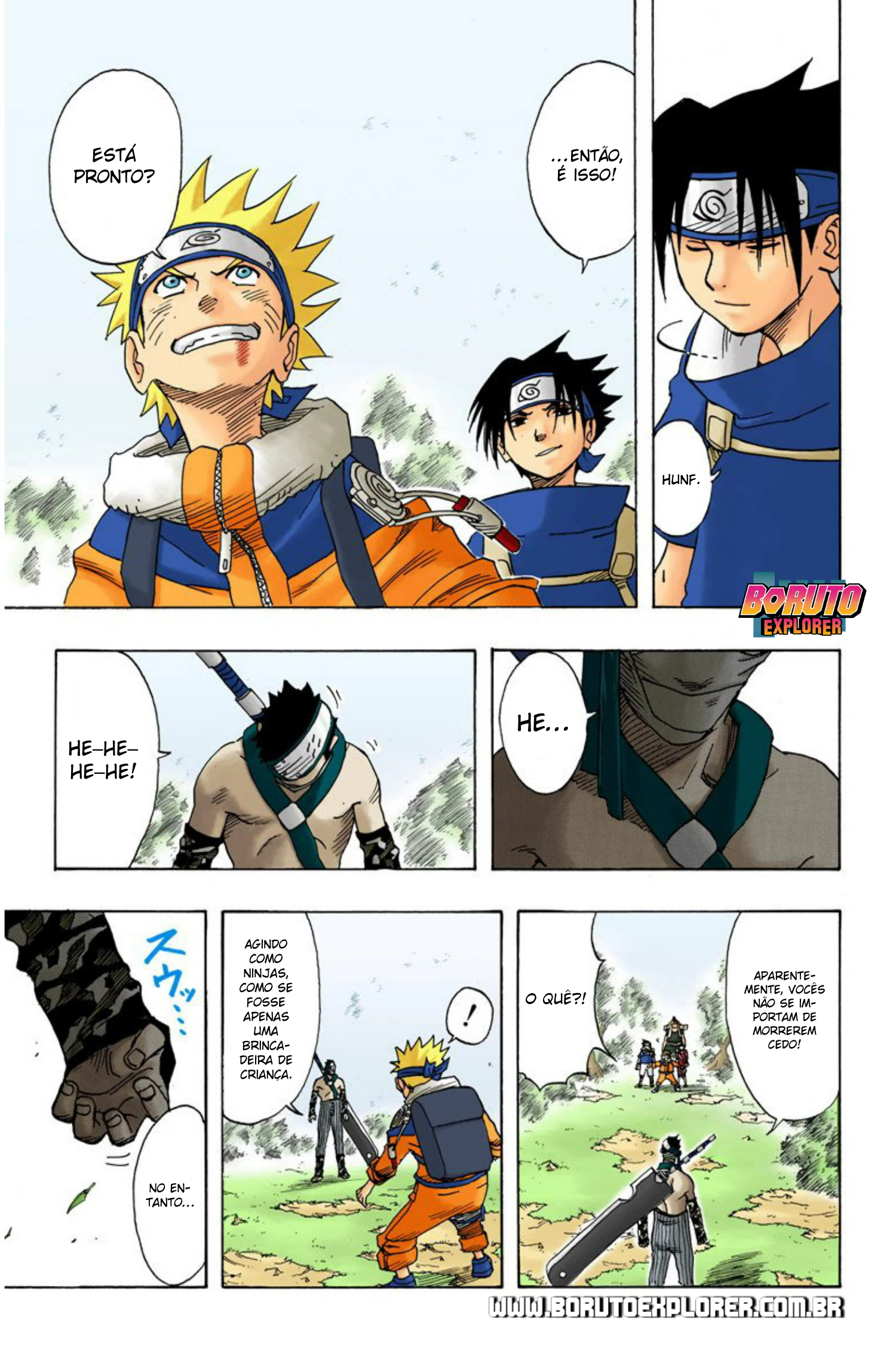 Read Naruto - Versão Colorida Oficial Manga Online