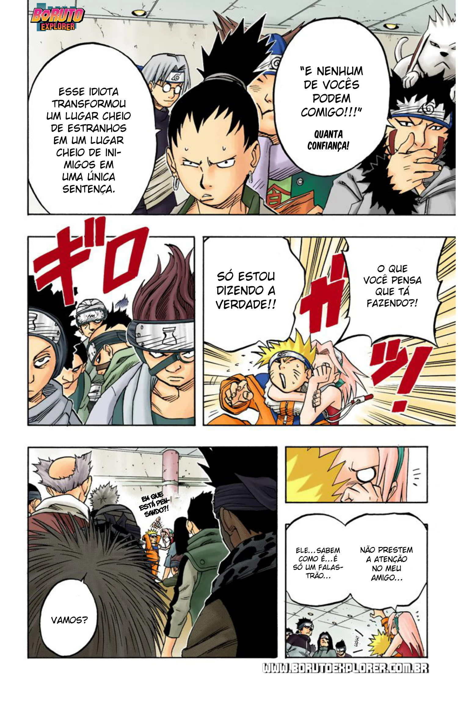 Read Naruto - Versão Colorida Oficial Manga Online