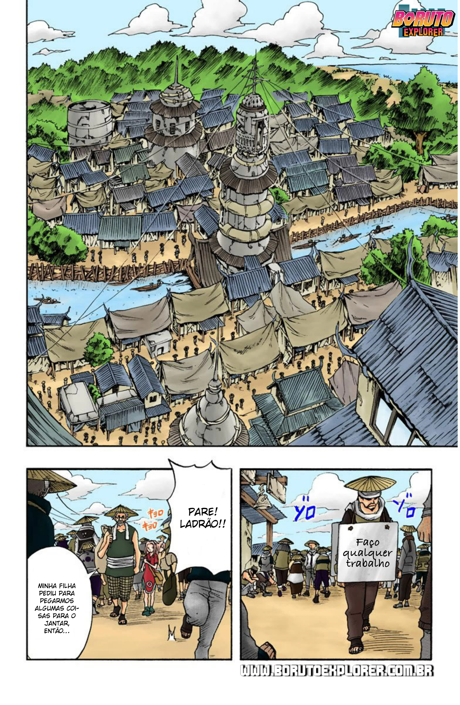 Read Naruto - Versão Colorida Oficial Manga Online