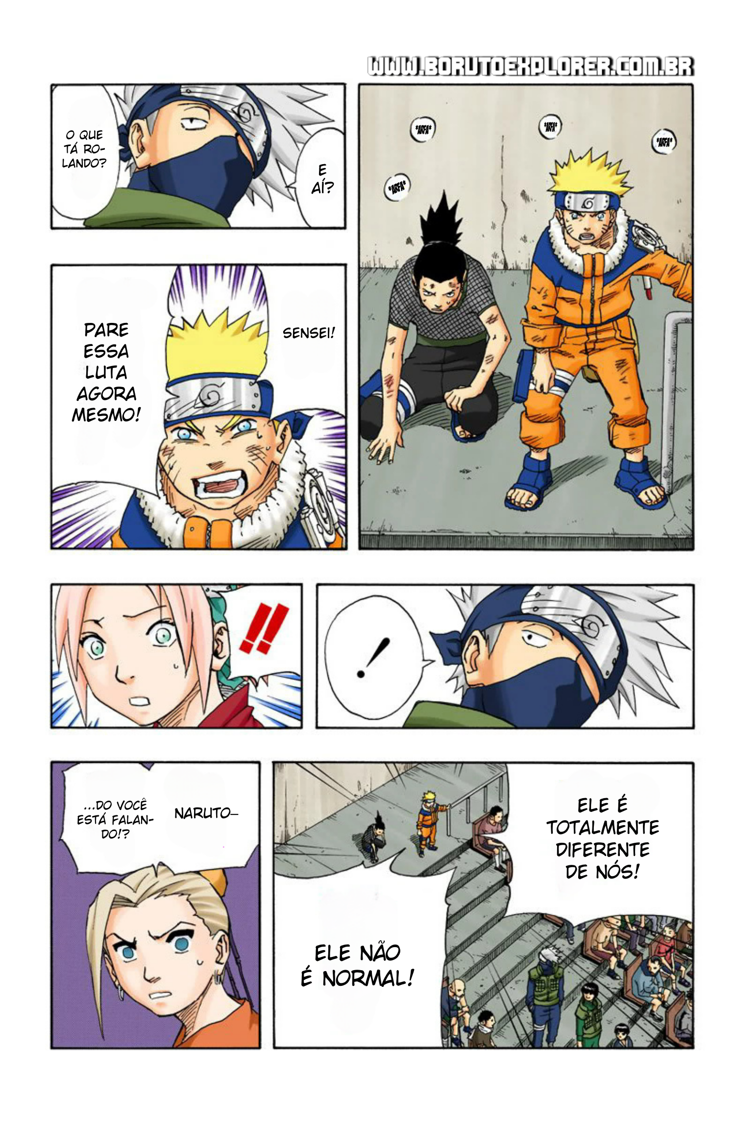 Read Naruto - Versão Colorida Oficial Manga Online