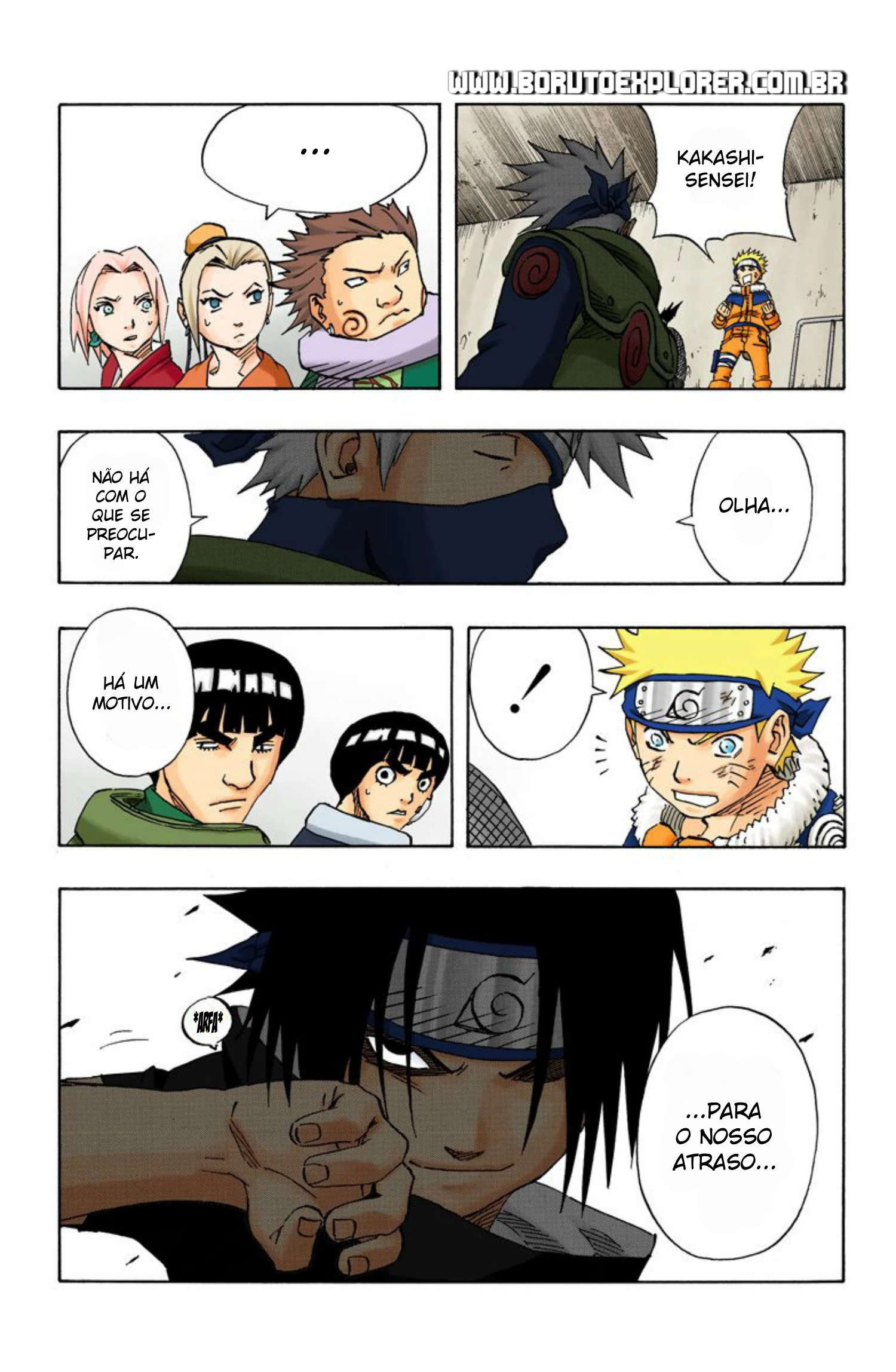Read Naruto - Versão Colorida Oficial Manga Online