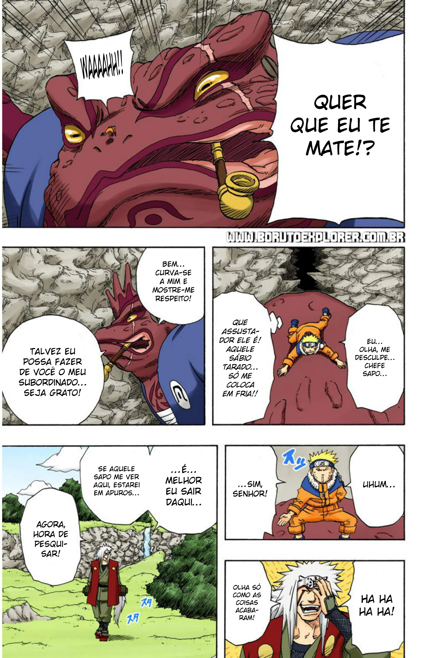 Read Naruto - Versão Colorida Oficial Manga Online