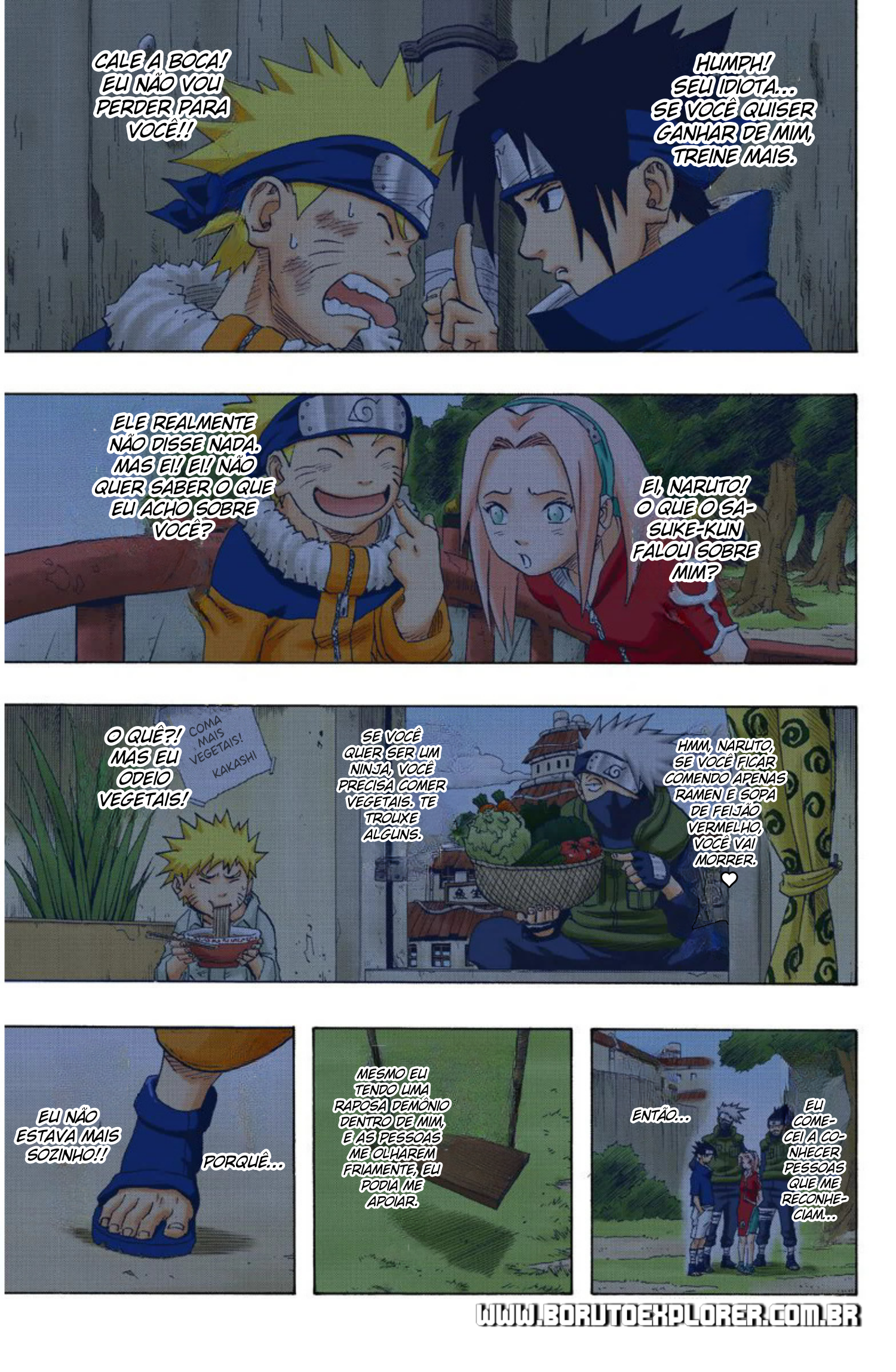 Read Naruto - Versão Colorida Oficial Manga Online