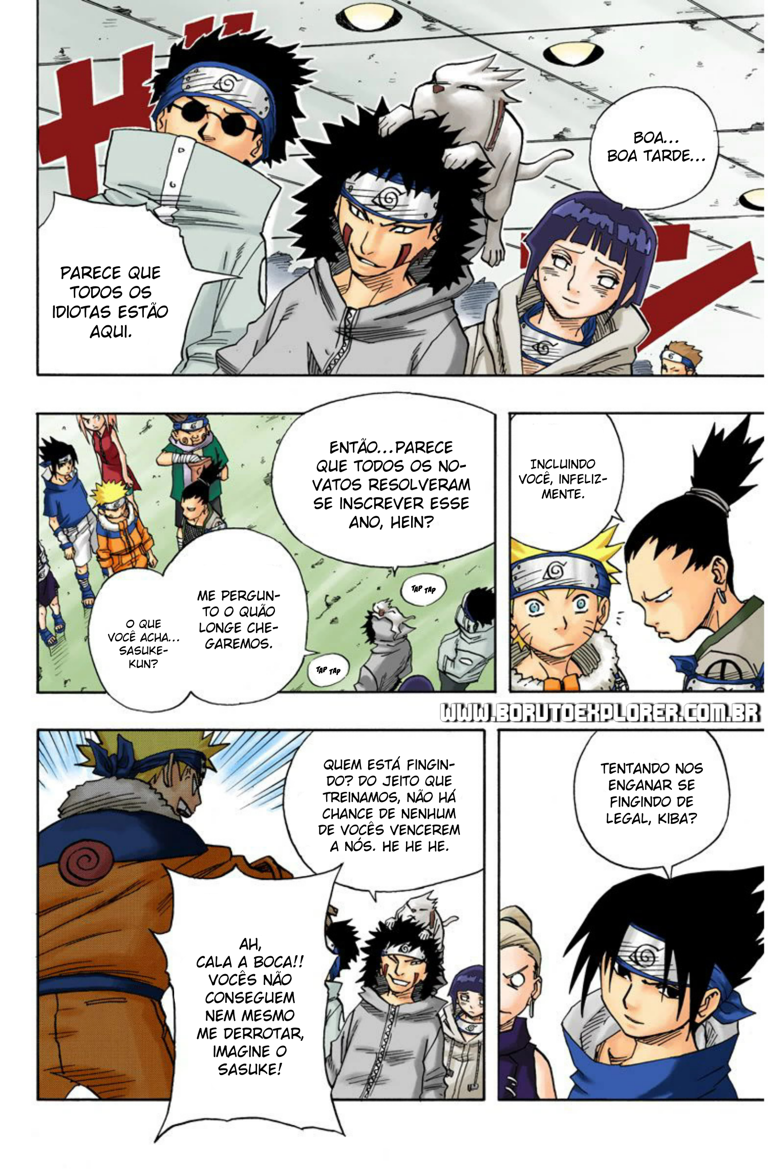 Read Naruto - Versão Colorida Oficial Manga Online