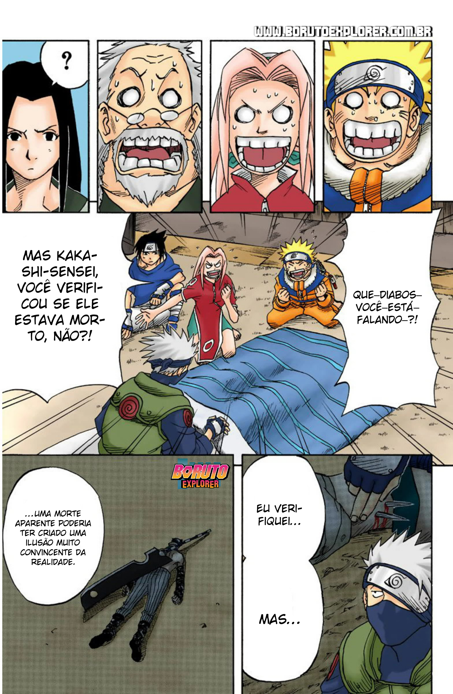 Read Naruto - Versão Colorida Oficial Manga Online