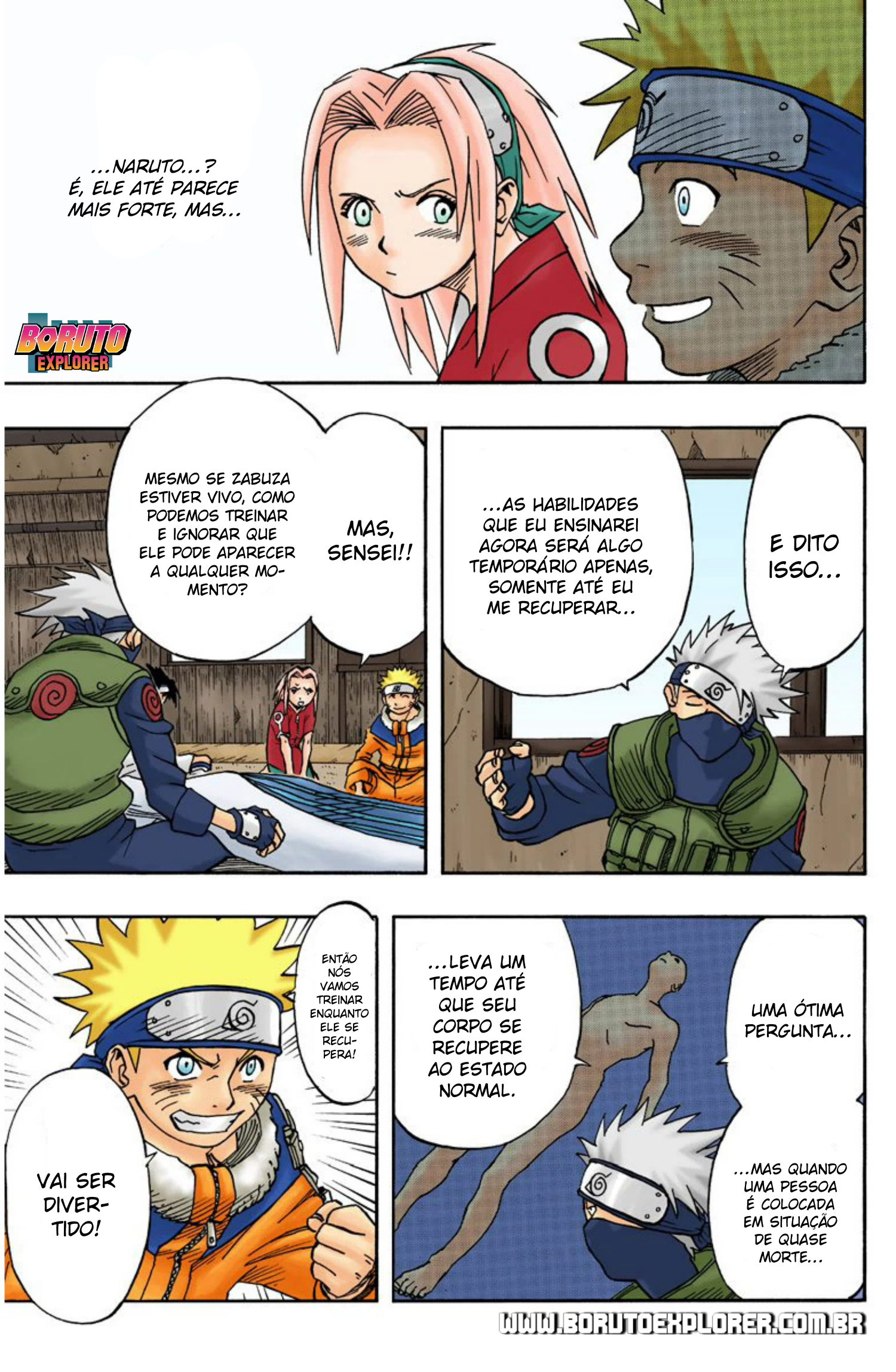 Read Naruto - Versão Colorida Oficial Manga Online