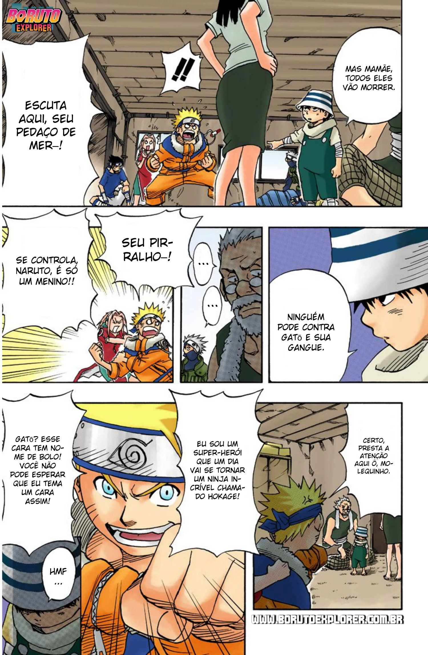 Read Naruto - Versão Colorida Oficial Manga Online