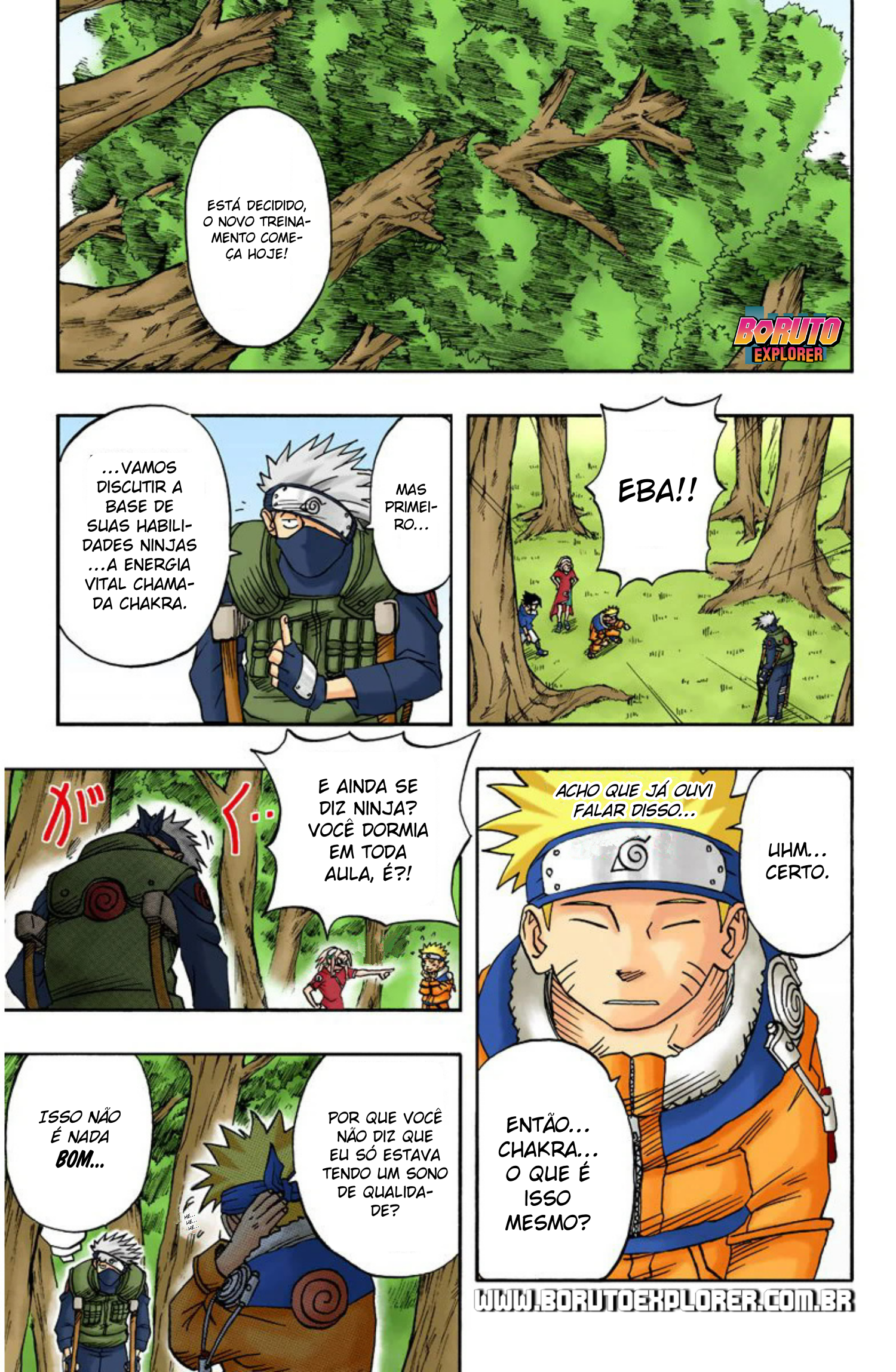 Read Naruto - Versão Colorida Oficial Manga Online