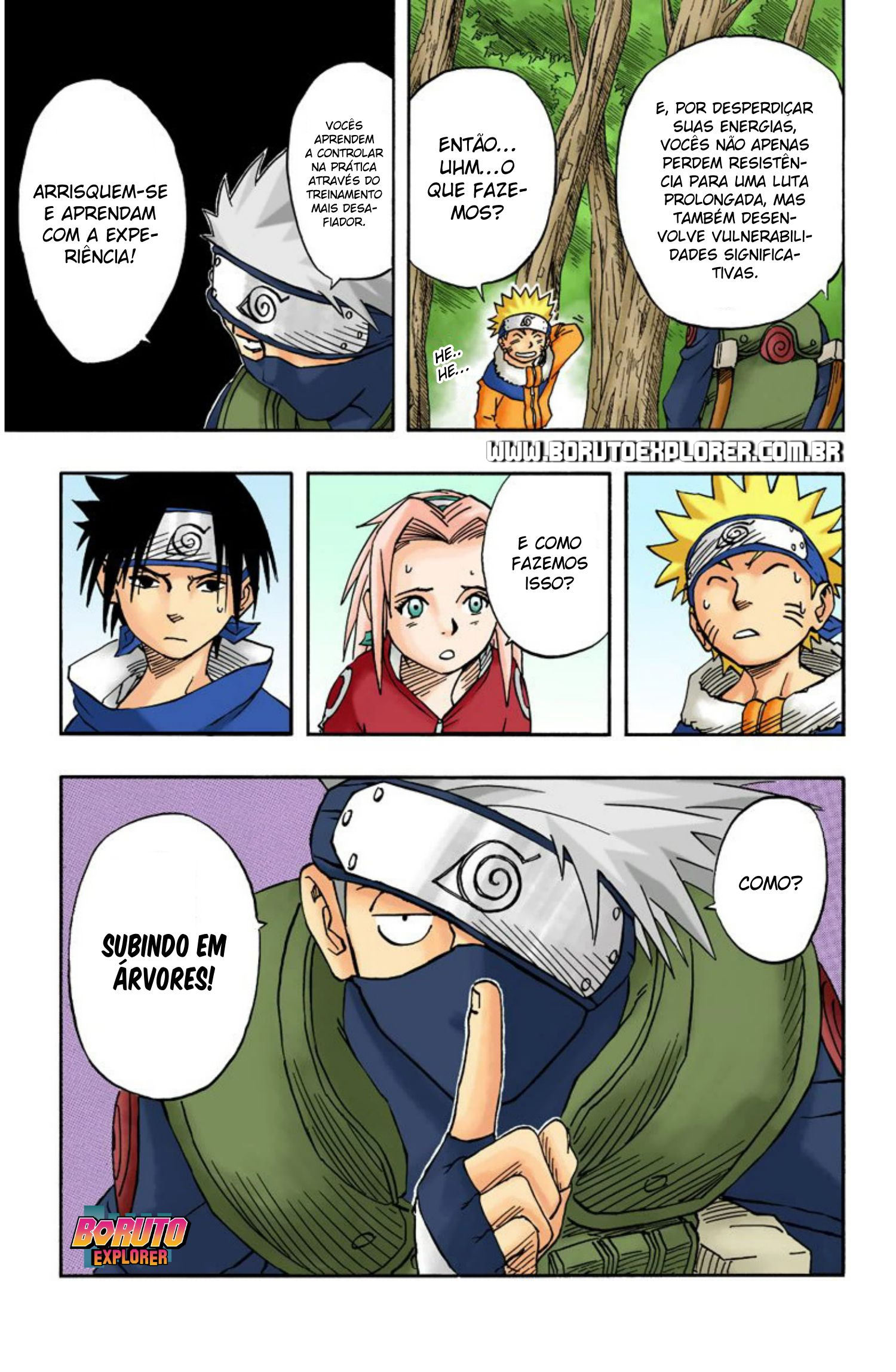 Read Naruto - Versão Colorida Oficial Manga Online