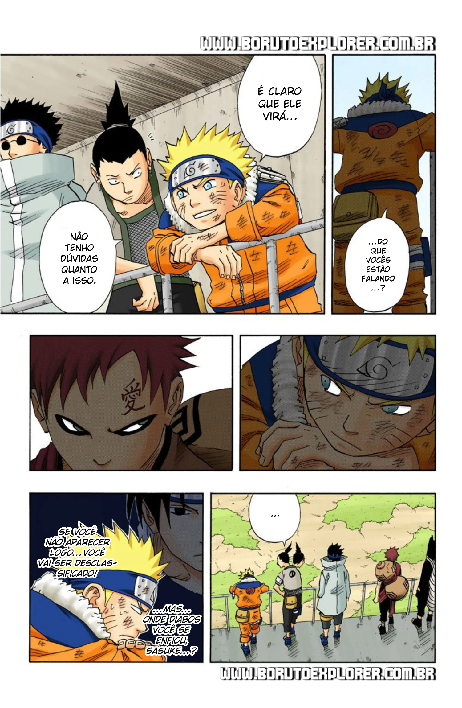 Read Naruto - Versão Colorida Oficial Manga Online