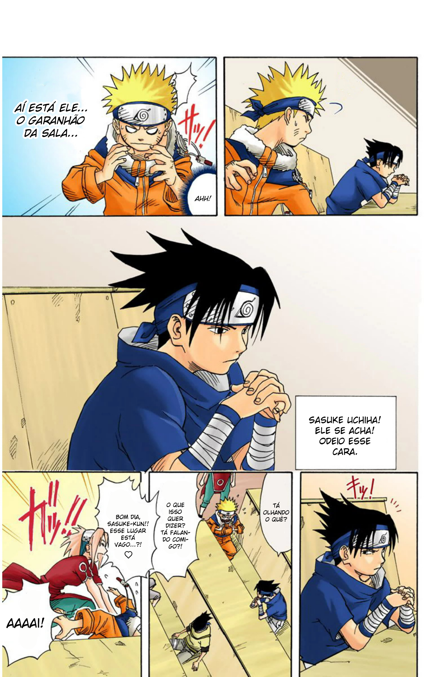 Read Naruto - Versão Colorida Oficial Manga Online