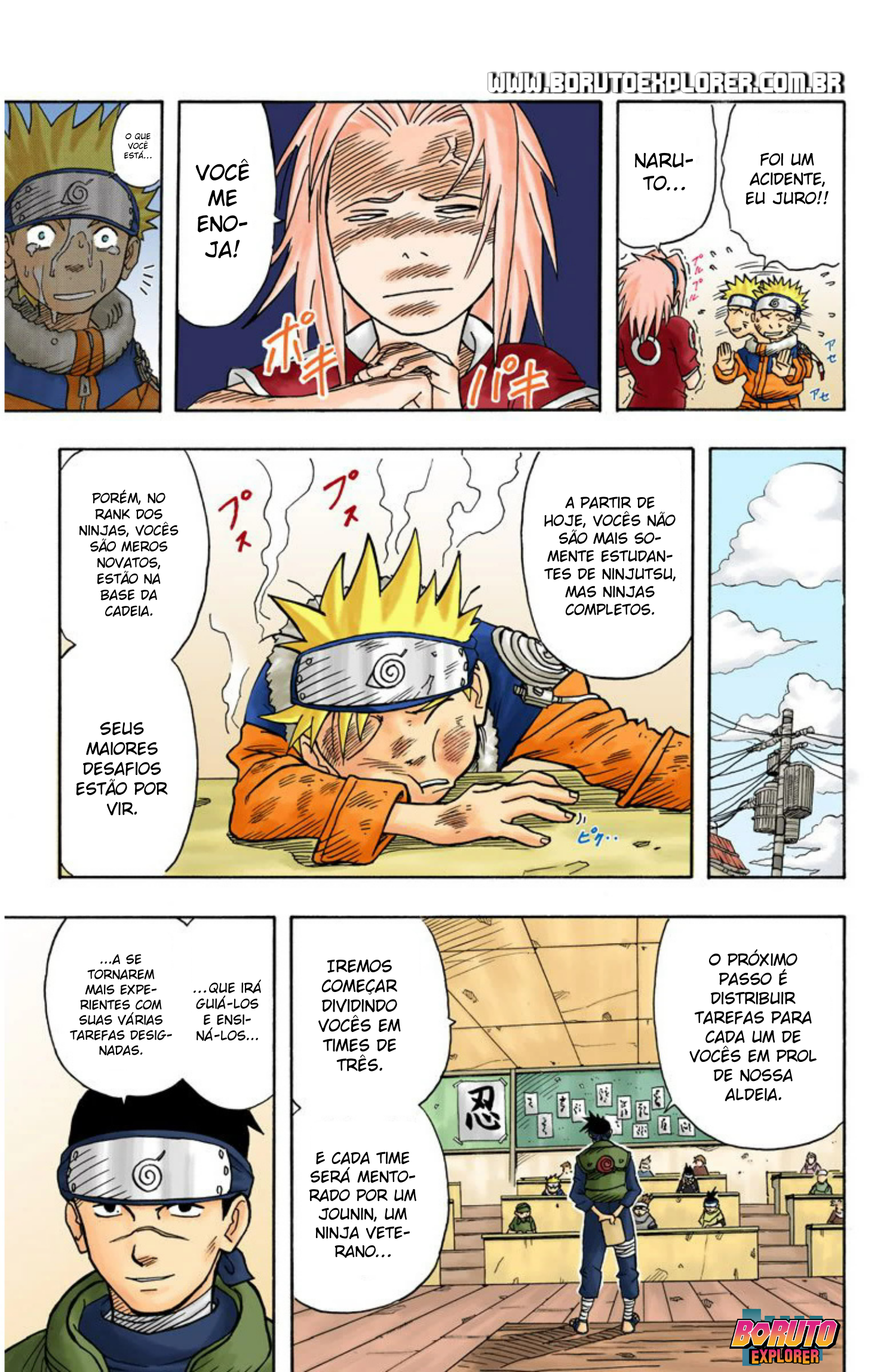 Read Naruto - Versão Colorida Oficial Manga Online