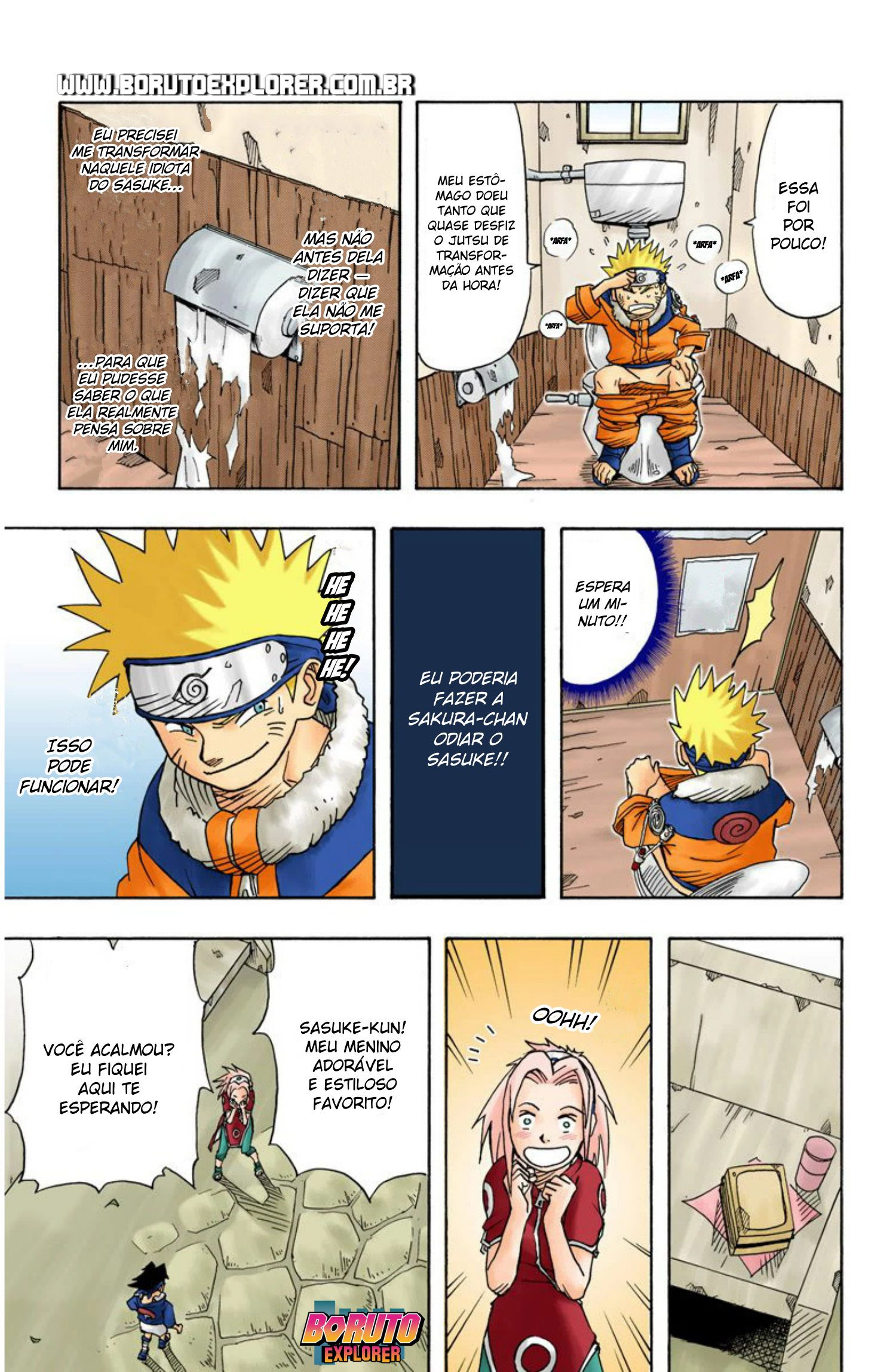 Read Naruto - Versão Colorida Oficial Manga Online