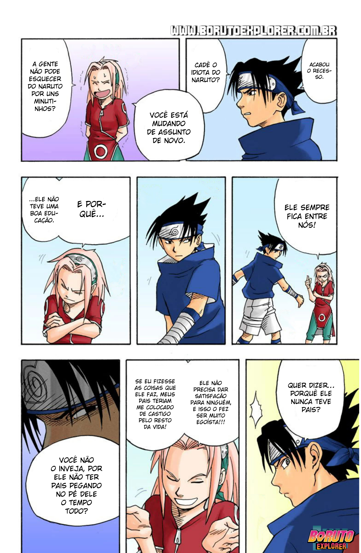 Read Naruto - Versão Colorida Oficial Manga Online