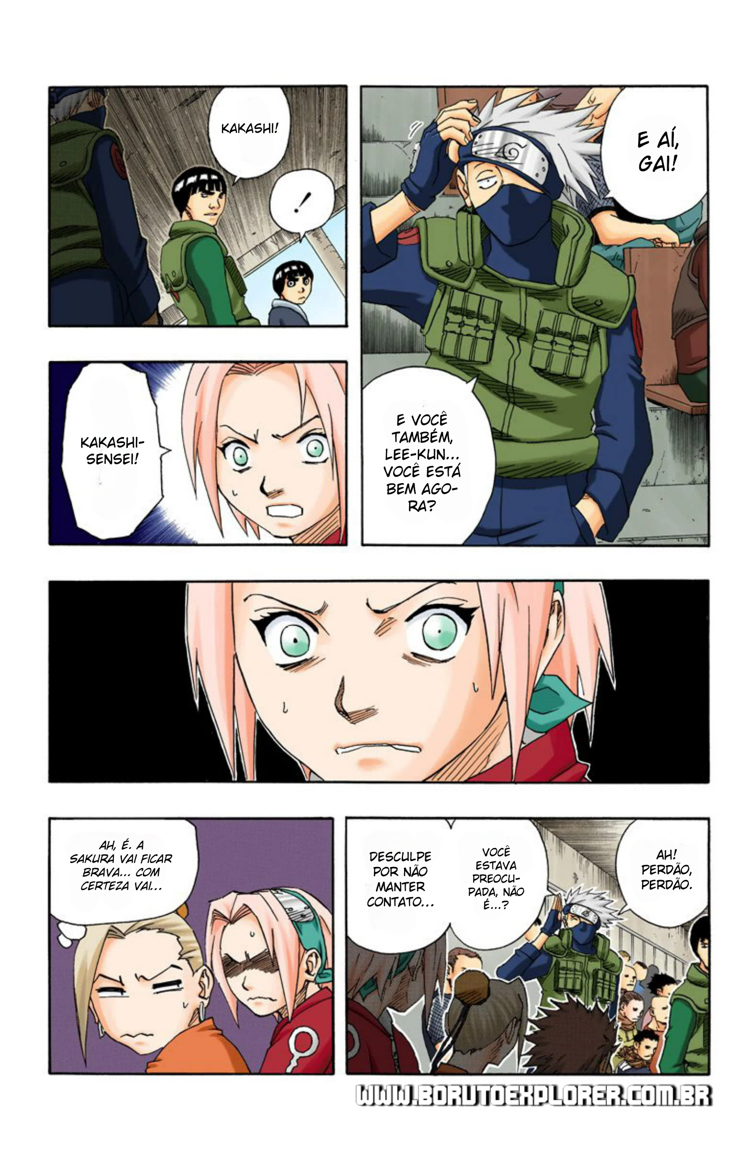 Read Naruto - Versão Colorida Oficial Manga Online