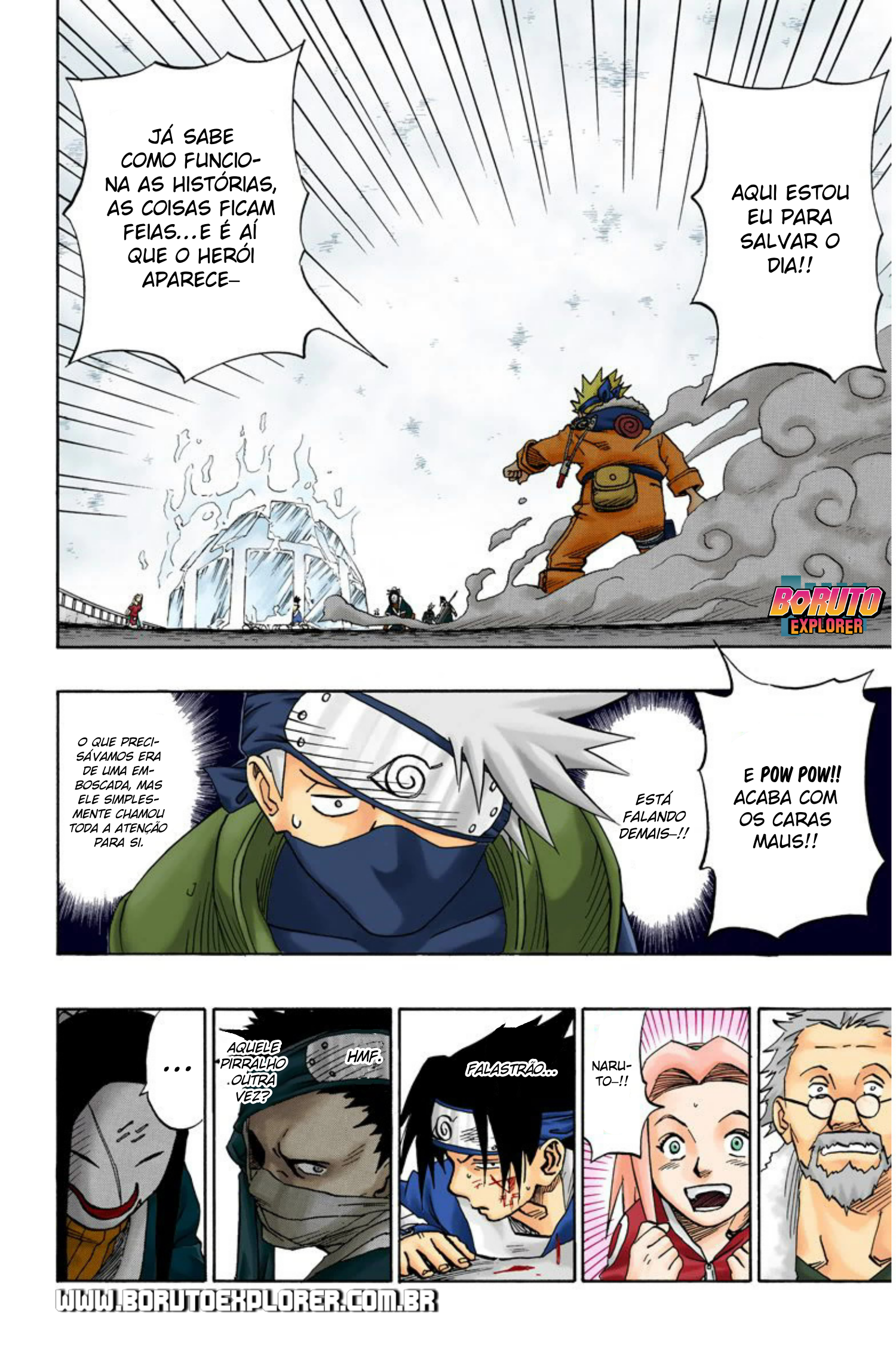 Read Naruto - Versão Colorida Oficial Manga Online